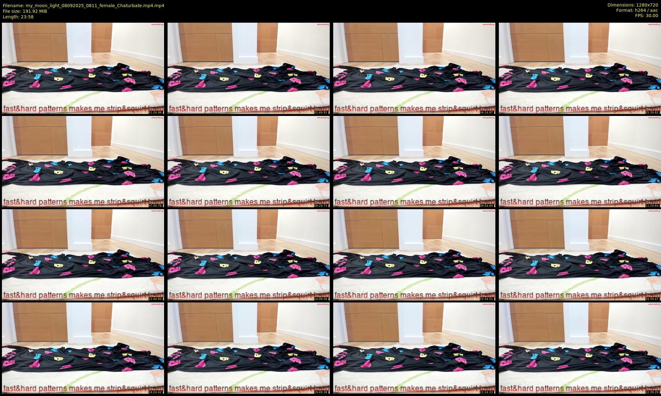 my_moon_light — 24 minute Chaturbate female cam show recording, 720p, Sep 8, 2025
