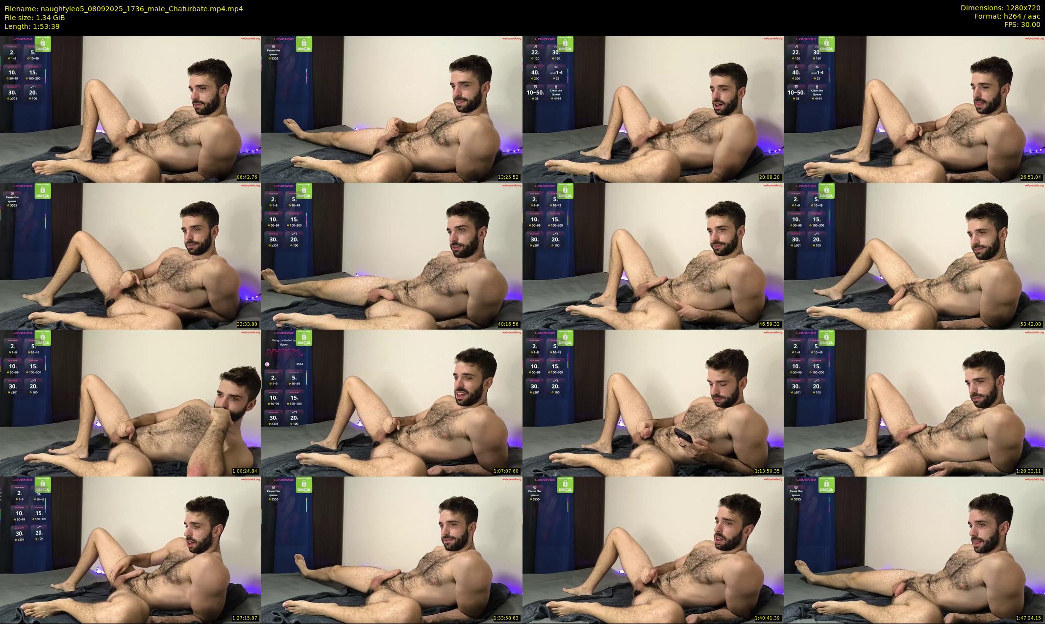 naughtyleo5 — 114 minute Chaturbate male cam show recording, 720p, Sep 8, 2025