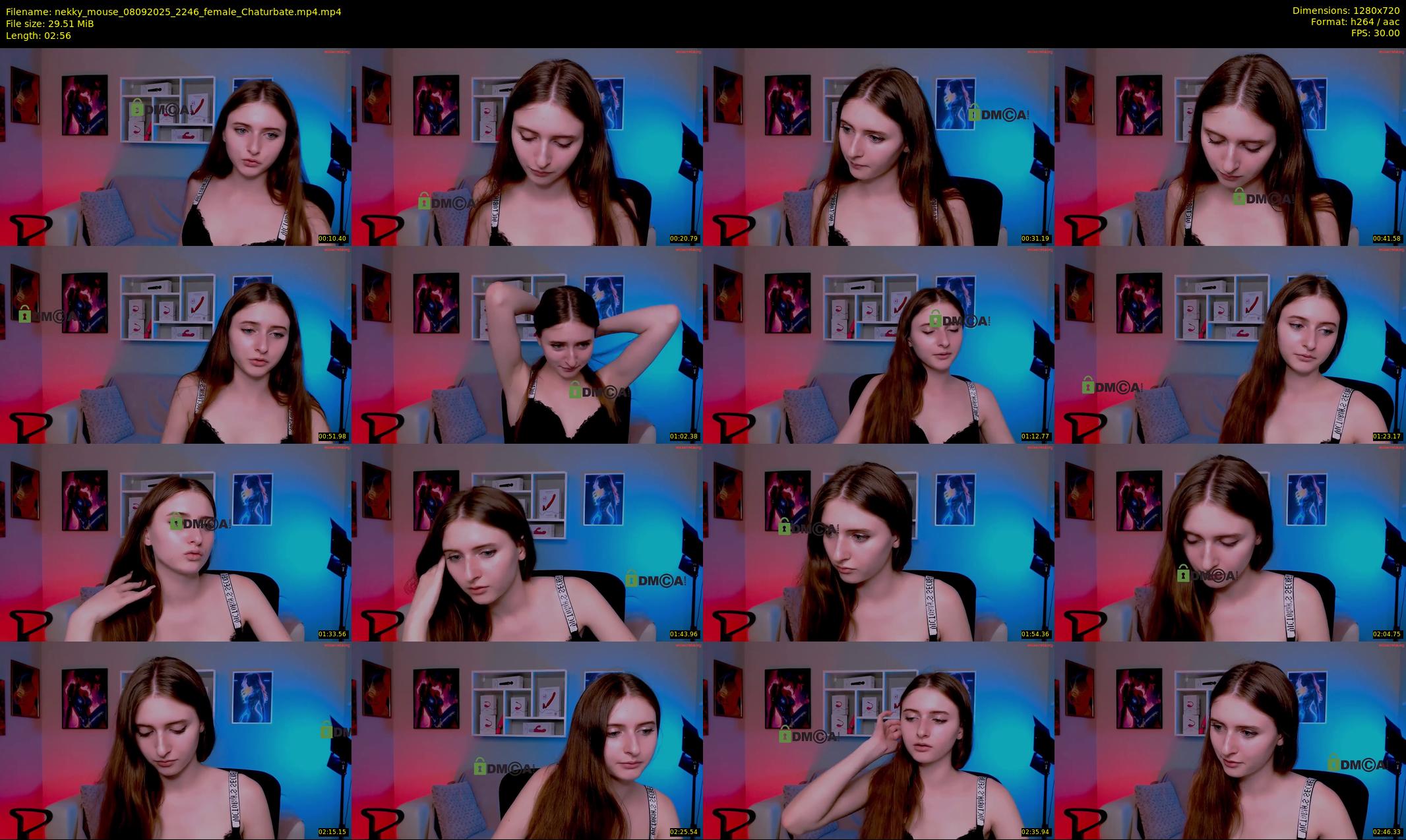 nekky_mouse — 3 minute Chaturbate female cam show recording, 720p, Sep 8, 2025