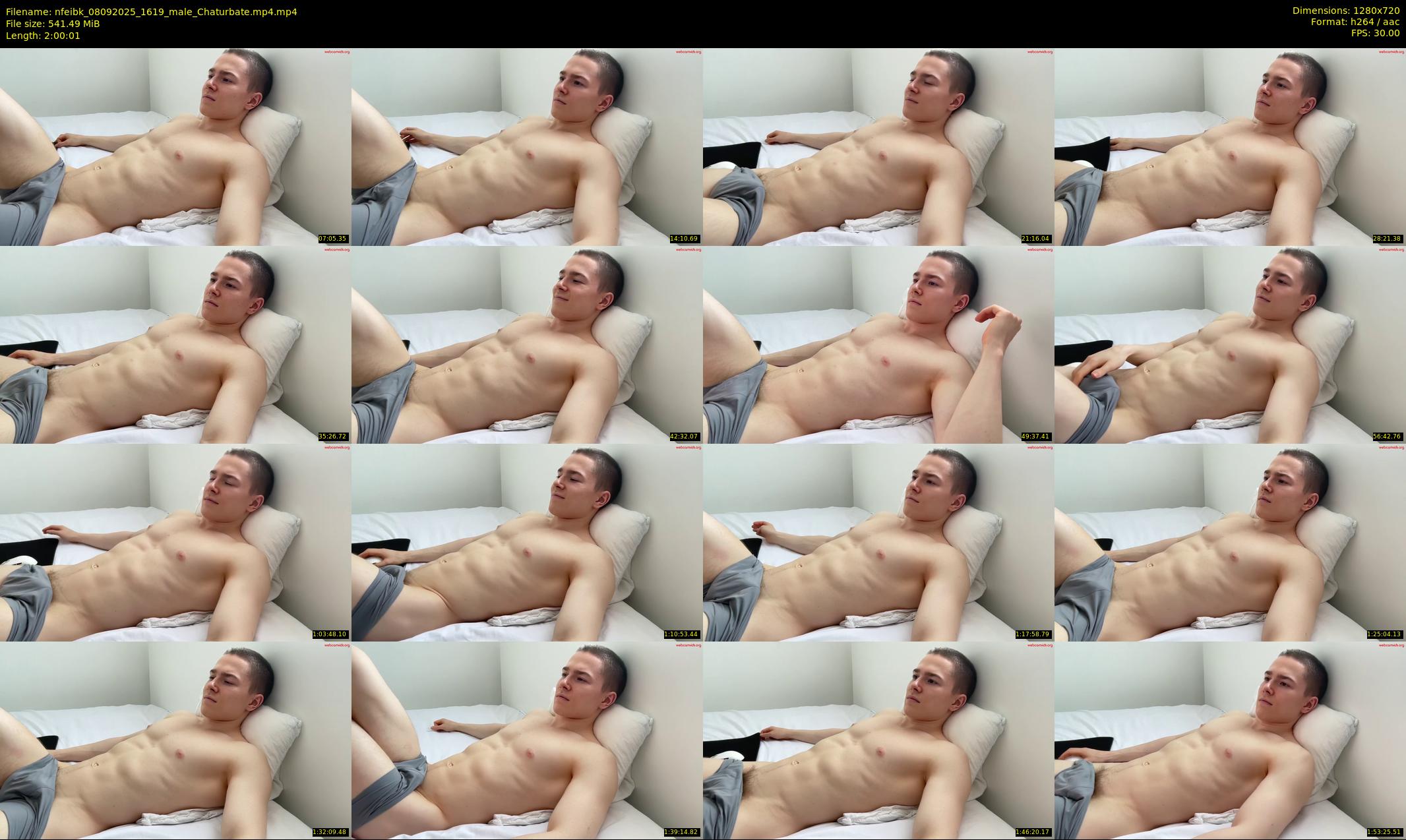 nfeibk — 121 minute Chaturbate male cam show recording, 720p, Sep 8, 2025