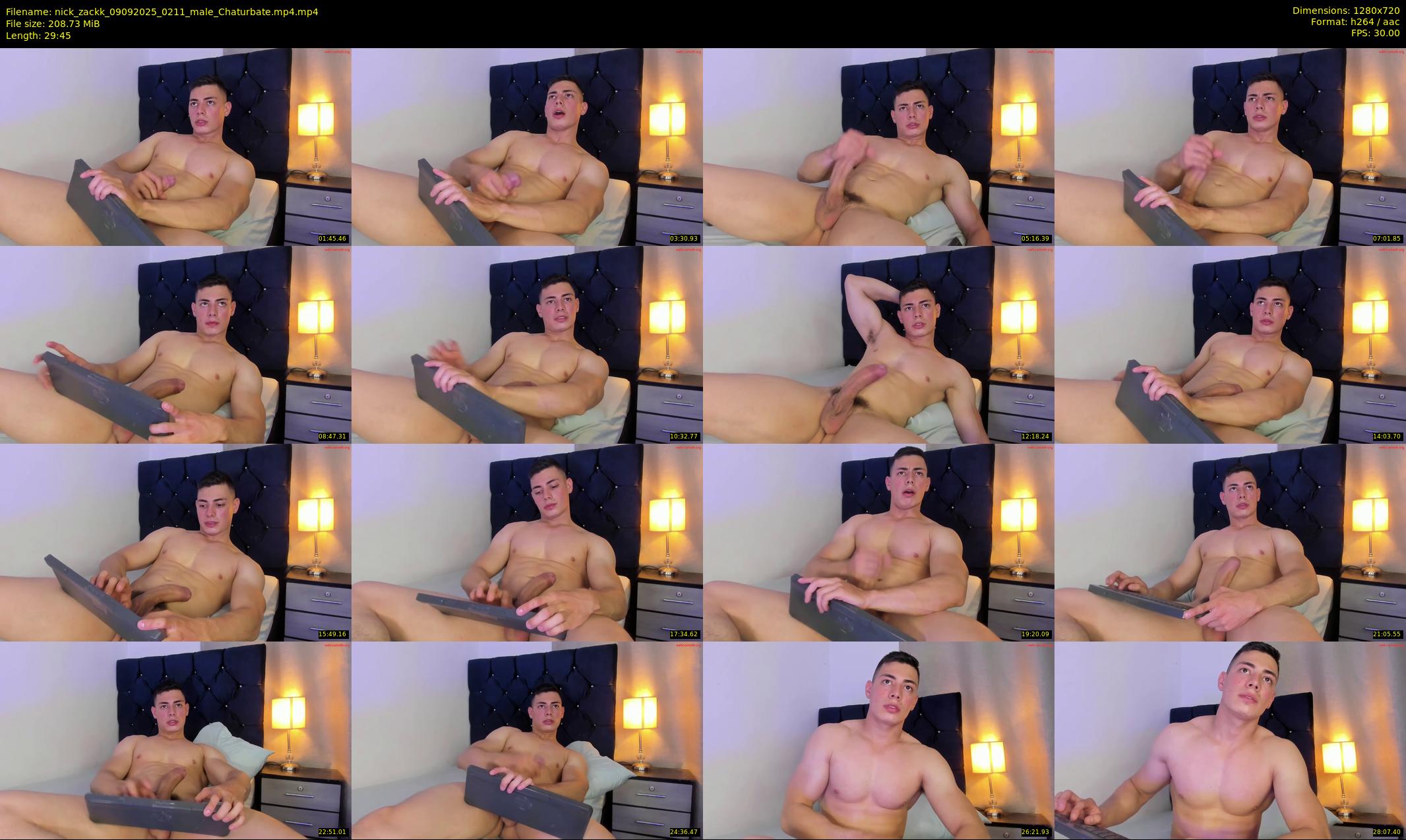 nick_zackk — 30 minute Chaturbate male cam show recording, 720p, Sep 9, 2025