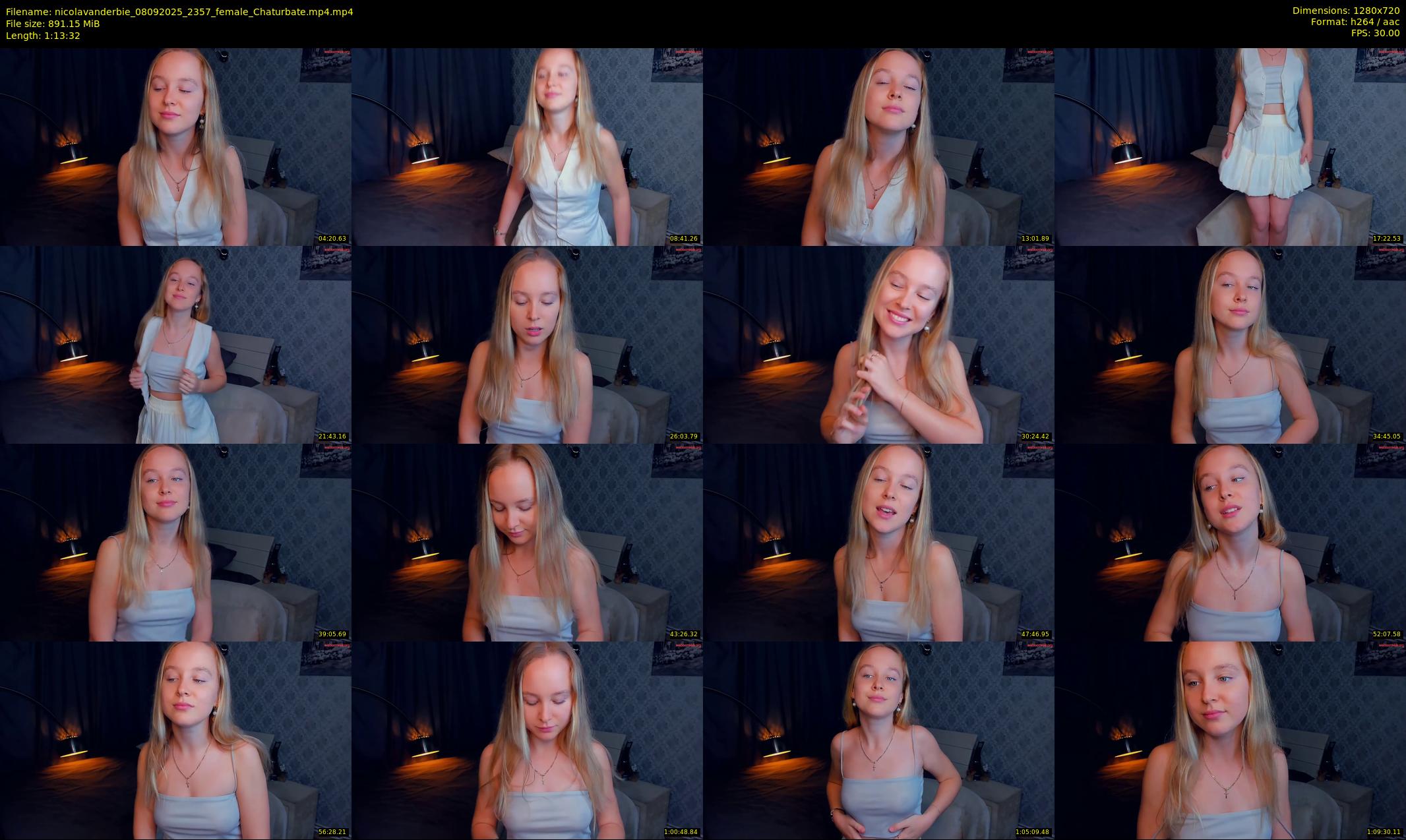 nicolavanderbie — 74 minute Chaturbate female cam show recording, 720p, Sep 8, 2025