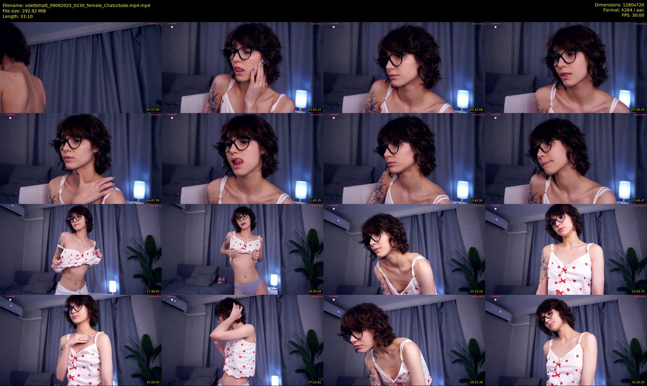 odettehatt — 34 minute Chaturbate female cam show recording, 720p, Sep 9, 2025