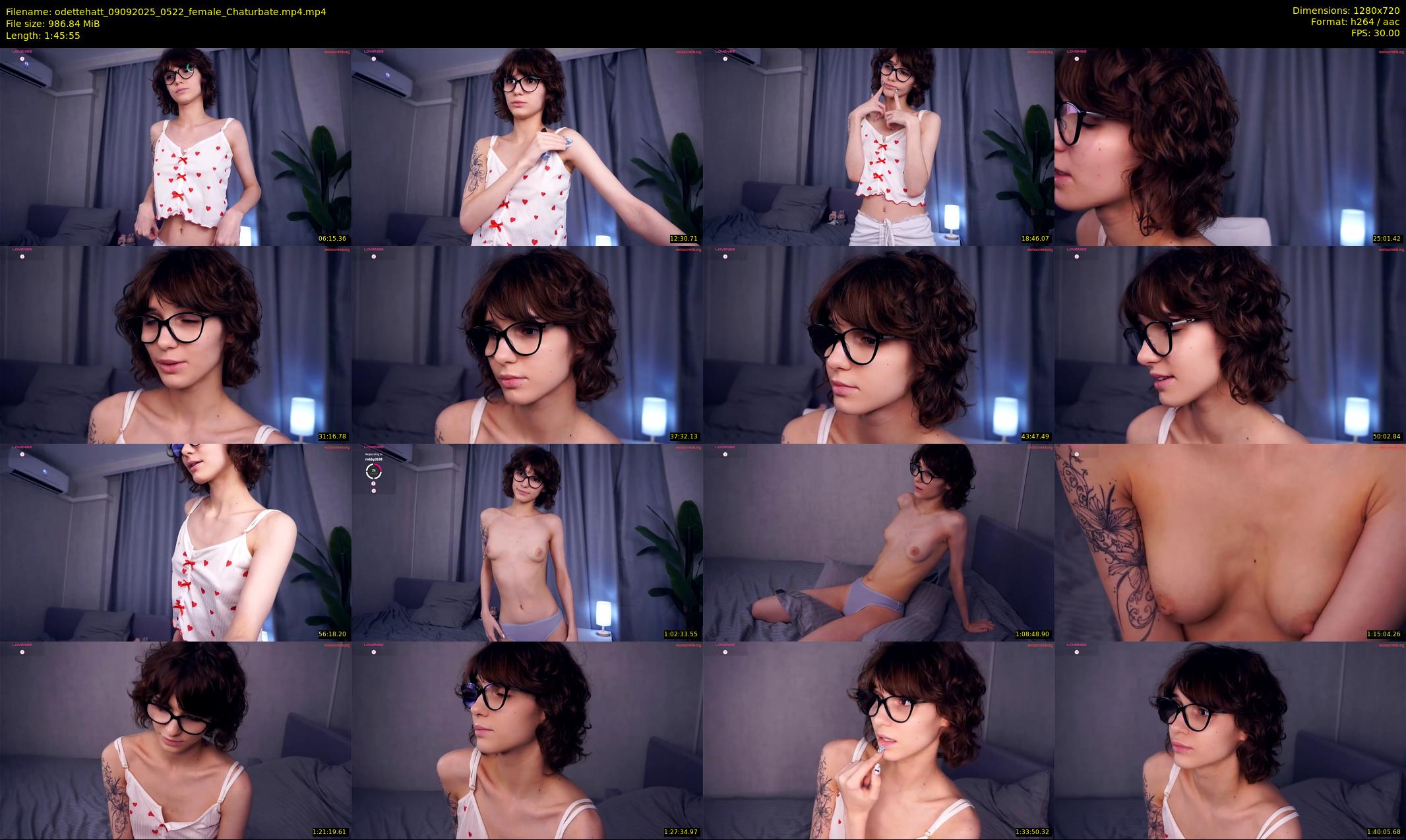 odettehatt — 106 minute Chaturbate female cam show recording, 720p, Sep 9, 2025