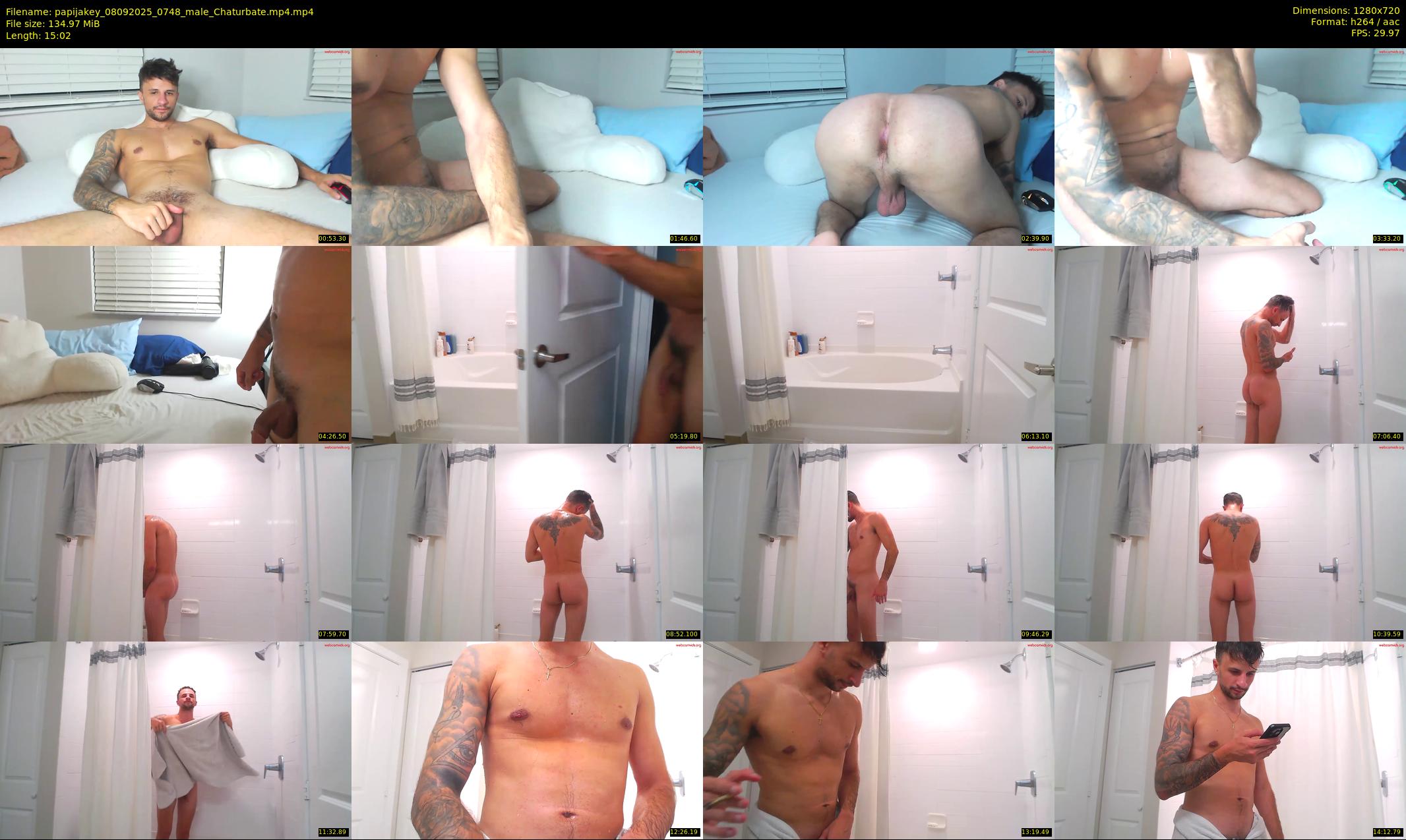 papijakey — 16 minute Chaturbate male cam show recording, 720p, Sep 8, 2025