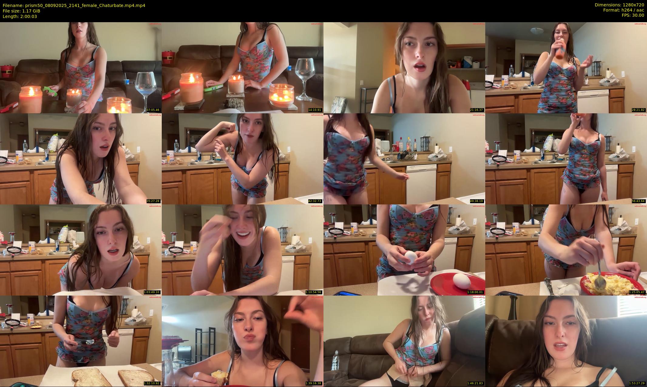 prism50 — 121 minute Chaturbate female cam show recording, 720p, Sep 8, 2025