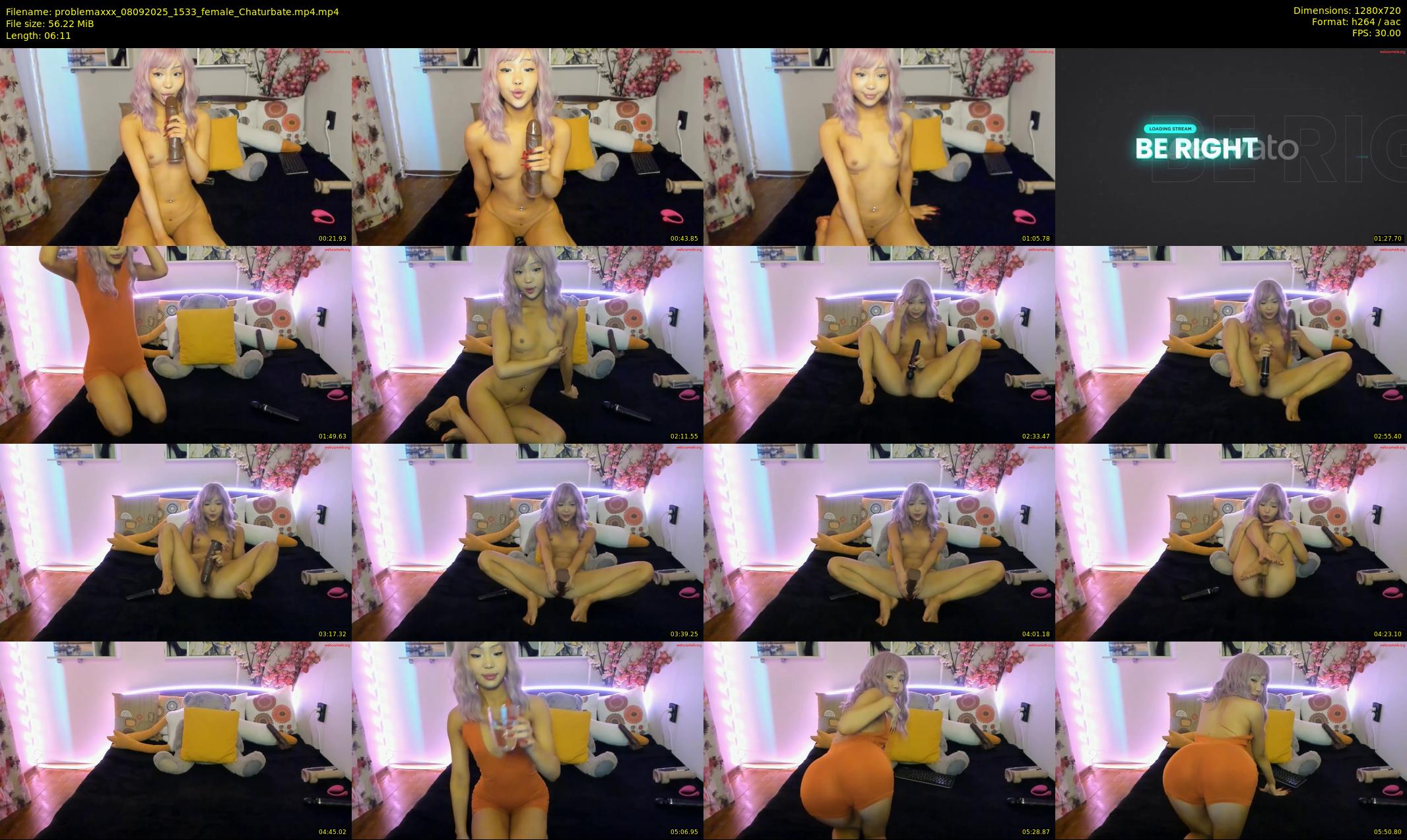 problemaxxx — 7 minute Chaturbate female cam show recording, 720p, Sep 8, 2025