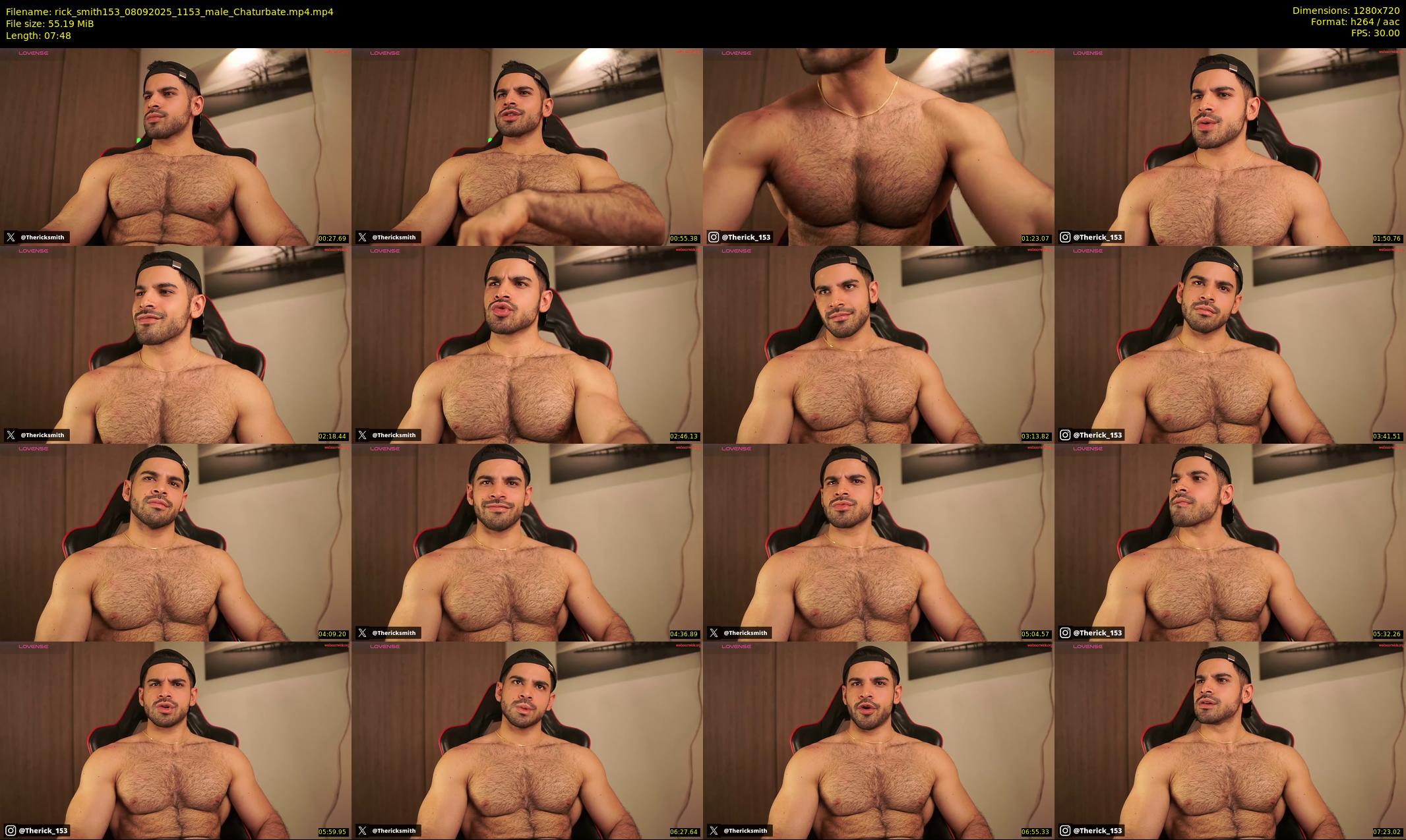 rick_smith153 — 8 minute Chaturbate male cam show recording, 720p, Sep 8, 2025