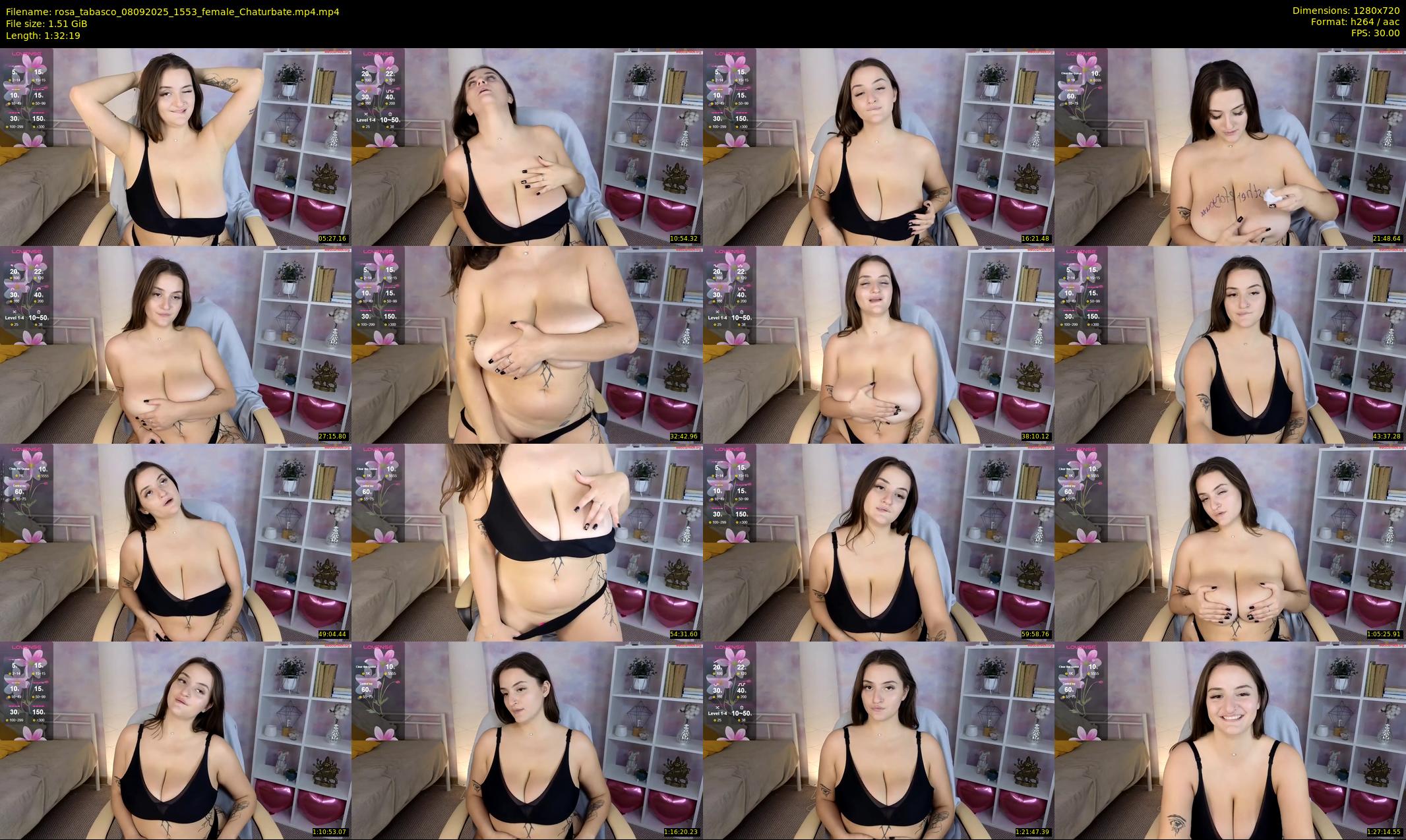 rosa_tabasco — 93 minute Chaturbate female cam show recording, 720p, Sep 8, 2025