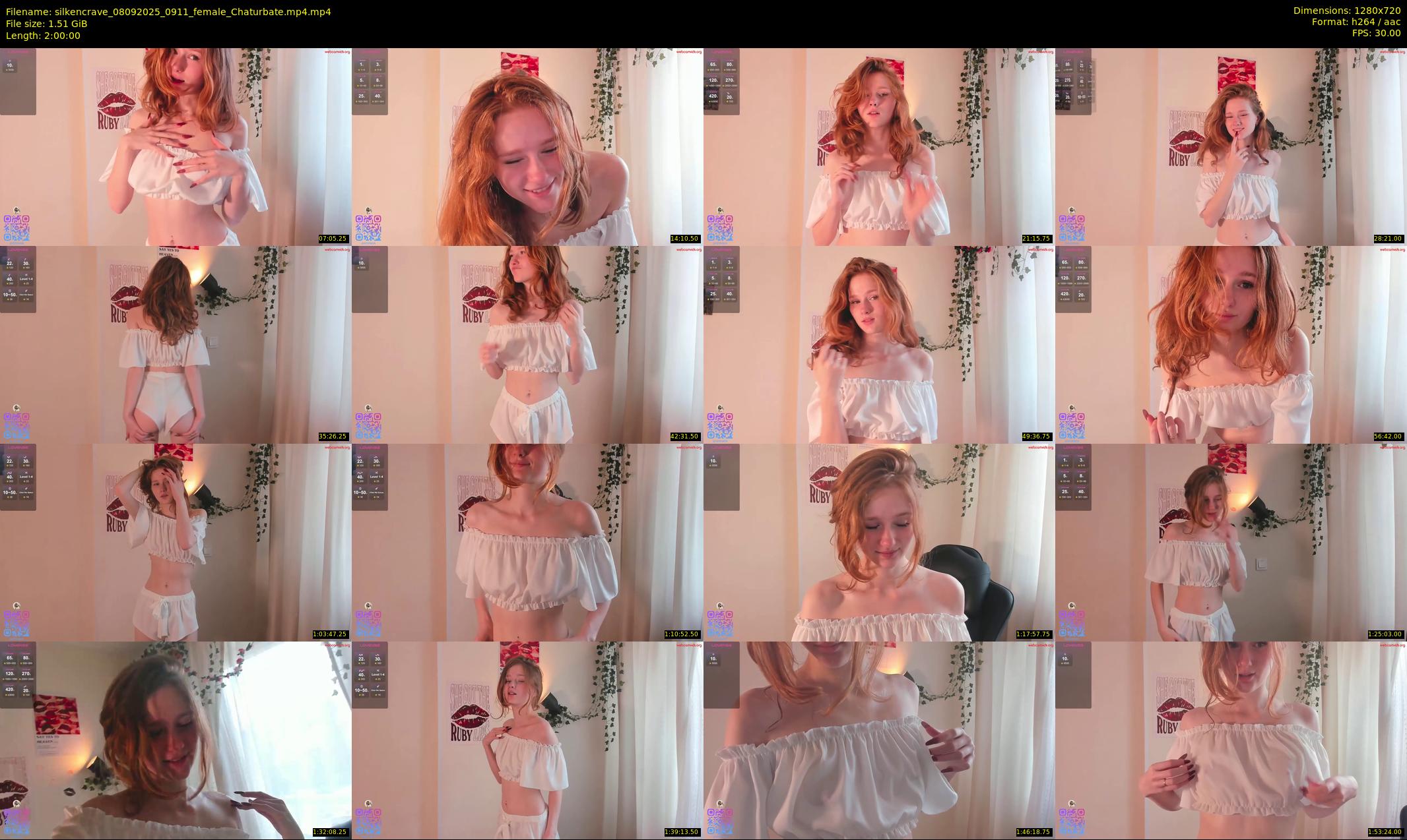 silkencrave — 120 minute Chaturbate female cam show recording, 720p, Sep 8, 2025