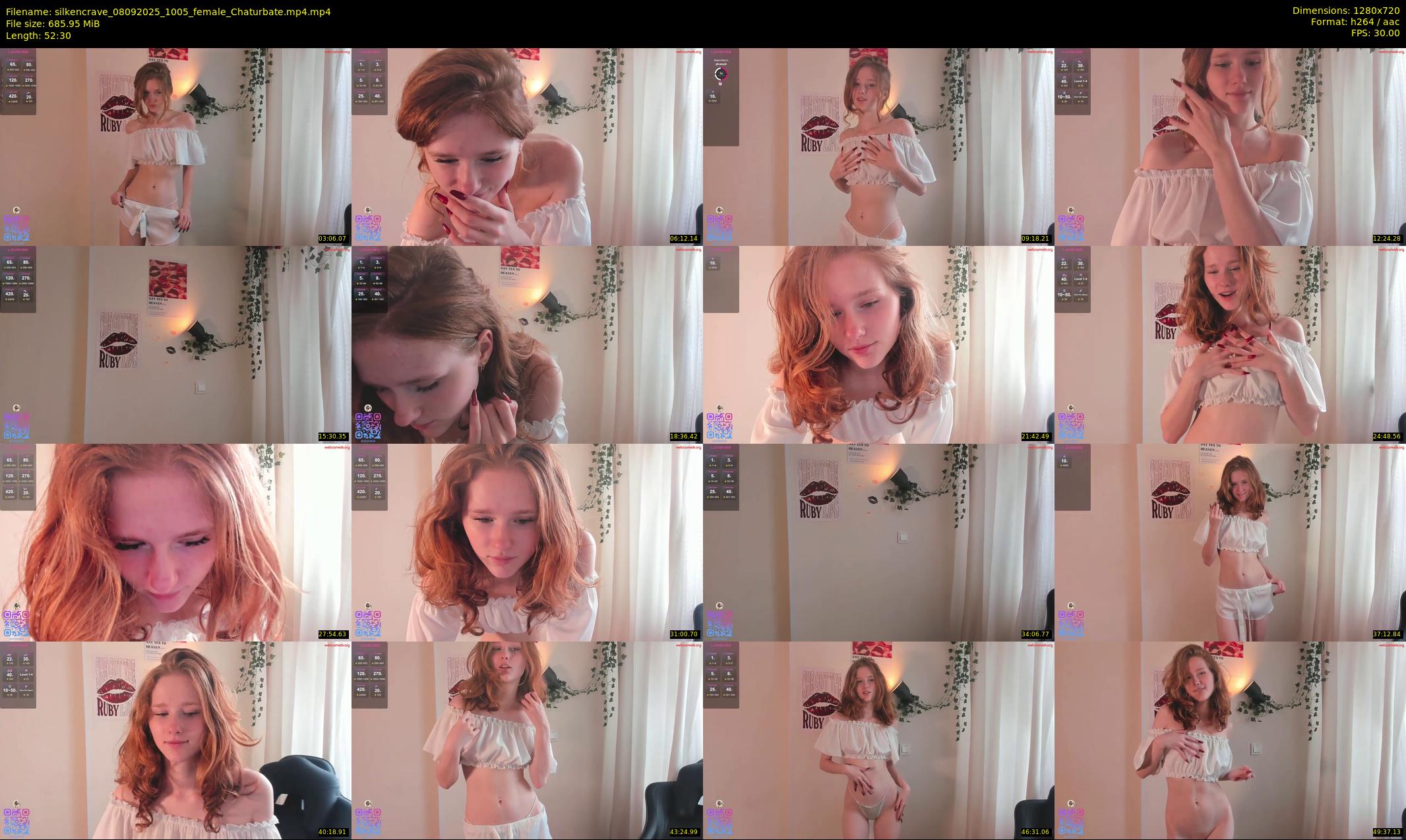 silkencrave — 53 minute Chaturbate female cam show recording, 720p, Sep 8, 2025