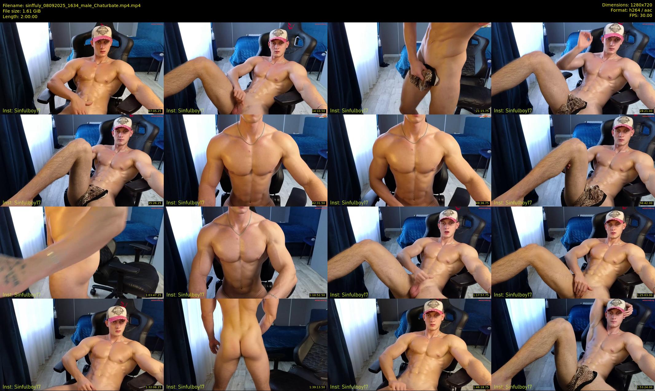 sinffuly — 120 minute Chaturbate male cam show recording, 720p, Sep 8, 2025