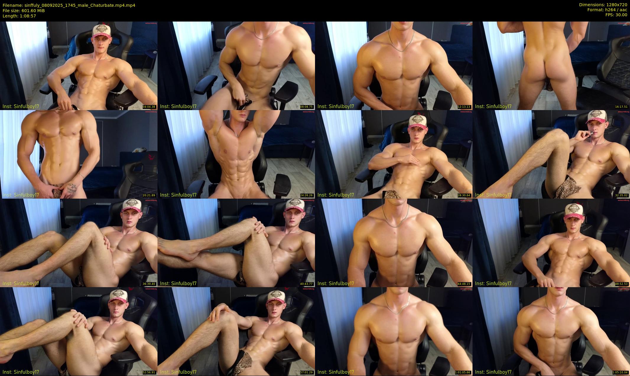 sinffuly — 69 minute Chaturbate male cam show recording, 720p, Sep 8, 2025