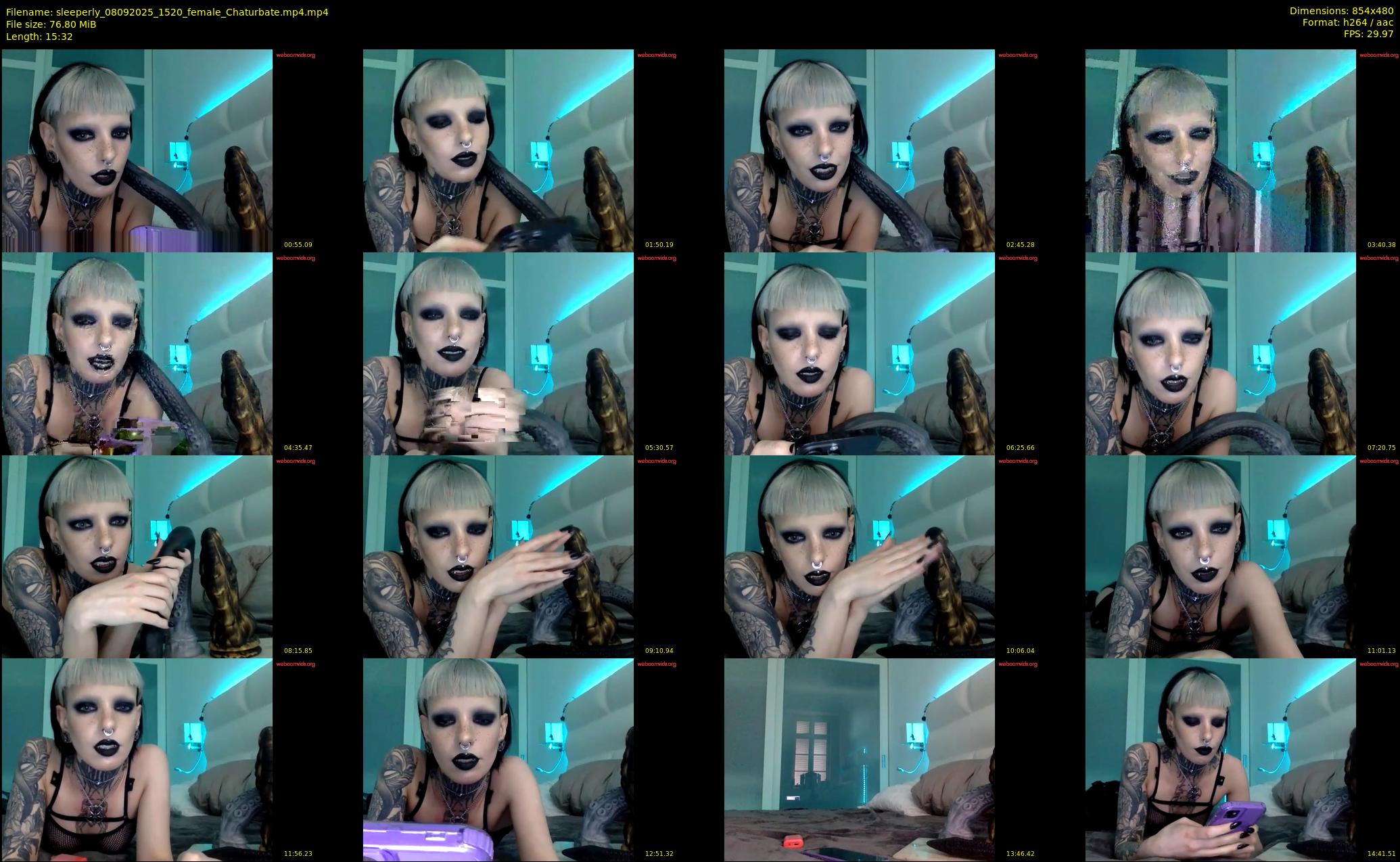 sleeperly — 16 minute Chaturbate female cam show recording, 480p, Sep 8, 2025