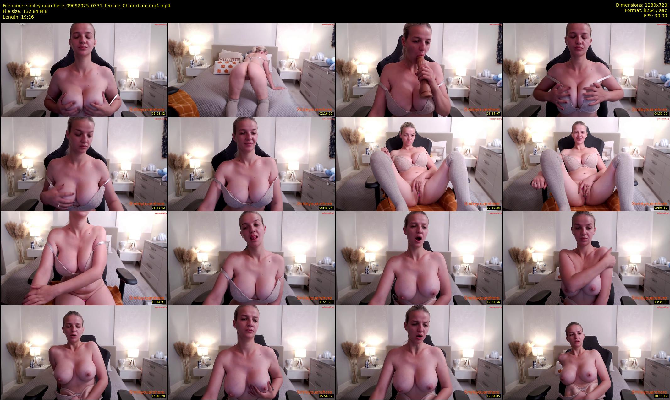 smileyouarehere — 20 minute Chaturbate female cam show recording, 720p, Sep 9, 2025
