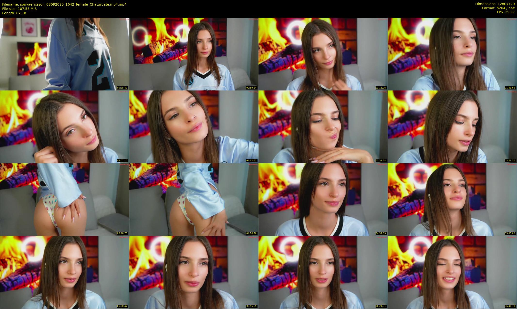 sonyaericsson — 8 minute Chaturbate female cam show recording, 720p, Sep 8, 2025