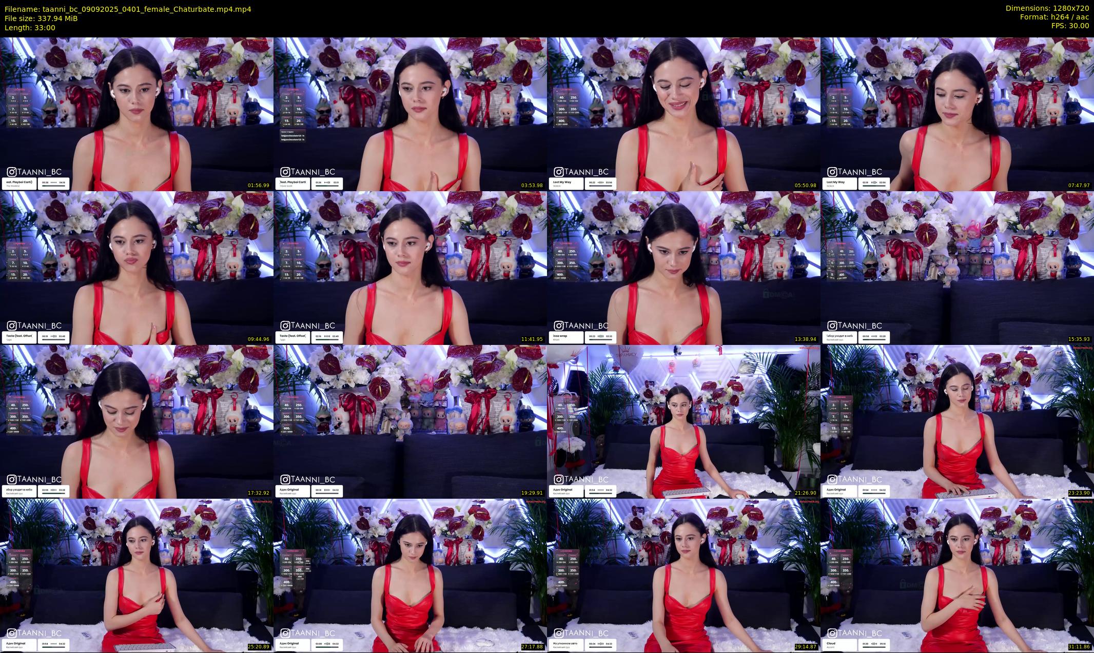 taanni_bc — 33 minute Chaturbate female cam show recording, 720p, Sep 9, 2025