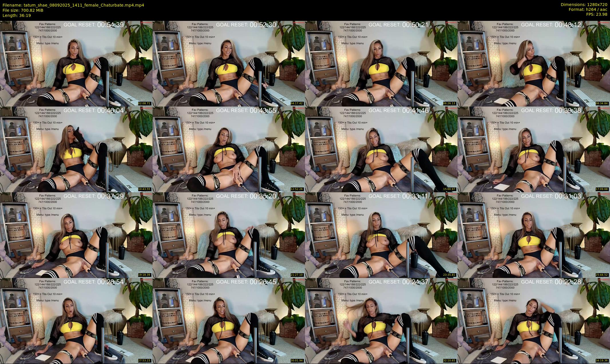 tatum_shae — 37 minute Chaturbate female cam show recording, 720p, Sep 8, 2025