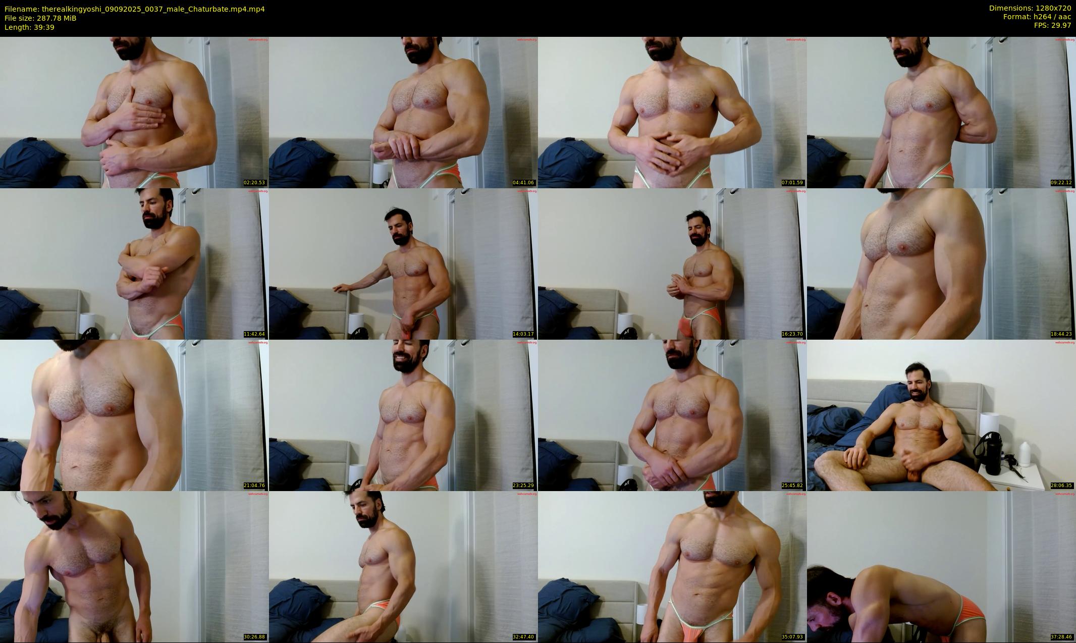 therealkingyoshi — 40 minute Chaturbate male cam show recording, 720p, Sep 9, 2025