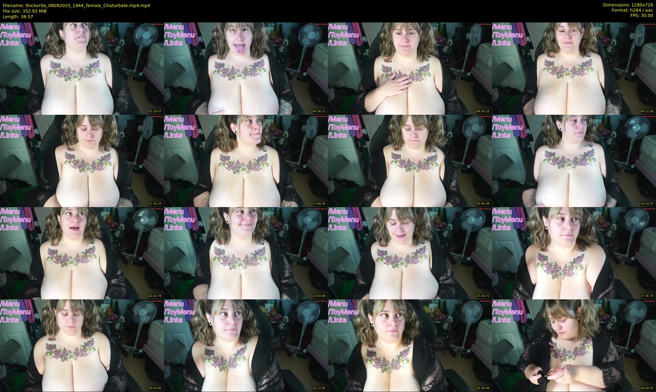 thickorita — 39 minute Chaturbate female cam show recording, 720p, Sep 8, 2025