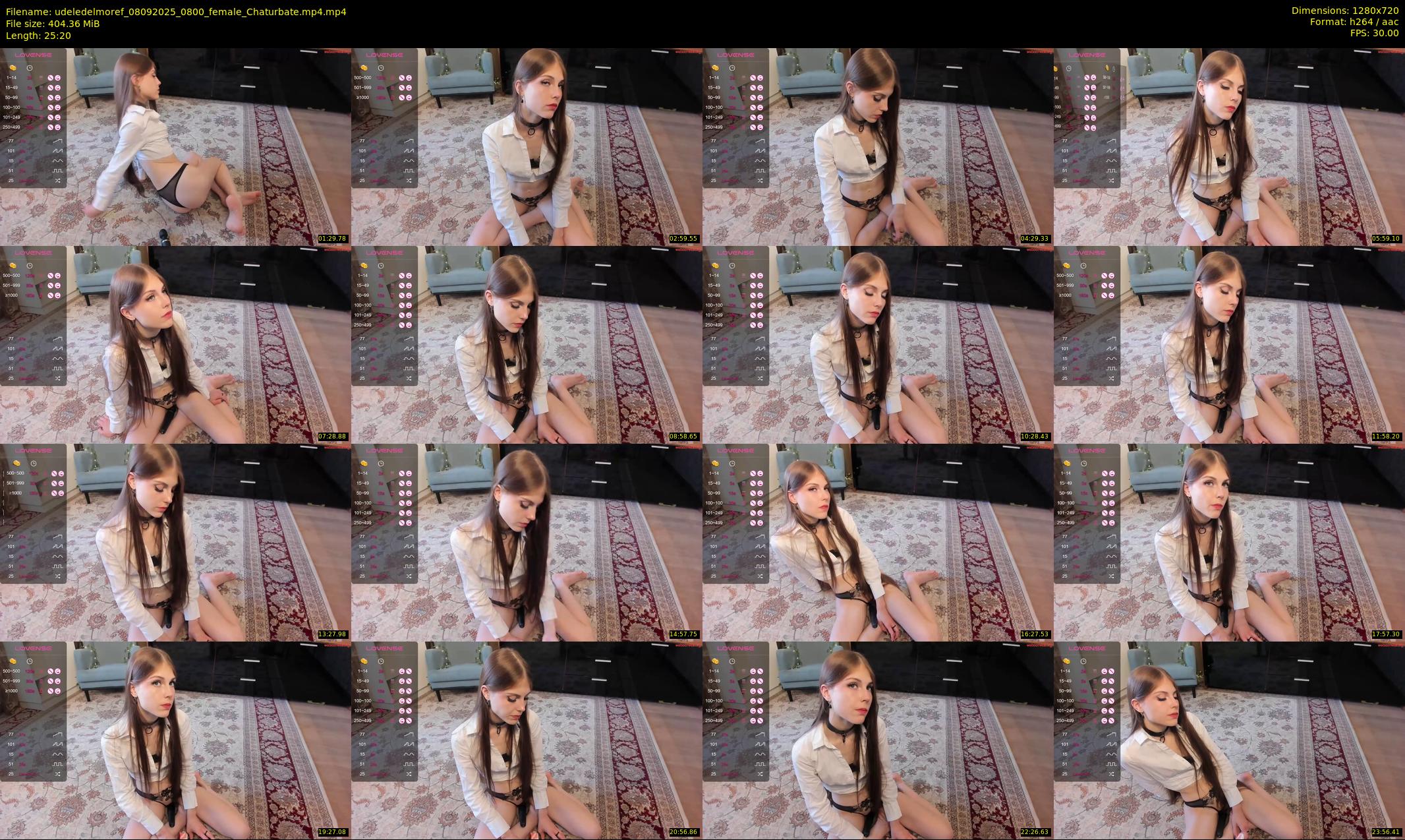 udeledelmoref — 26 minute Chaturbate female cam show recording, 720p, Sep 8, 2025
