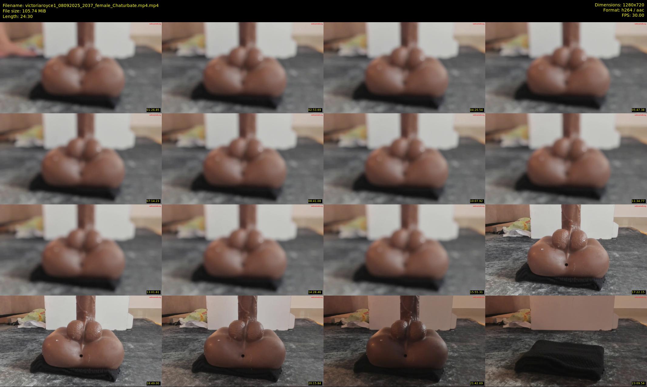 victoriaroyce1 — 25 minute Chaturbate female cam show recording, 720p, Sep 8, 2025