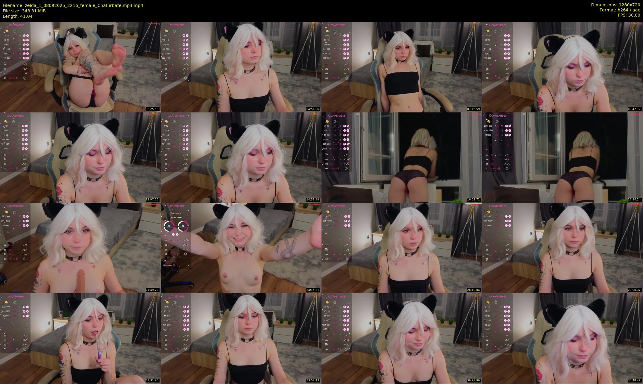 zelda_1 — 42 minute Chaturbate female cam show recording, 720p, Sep 8, 2025