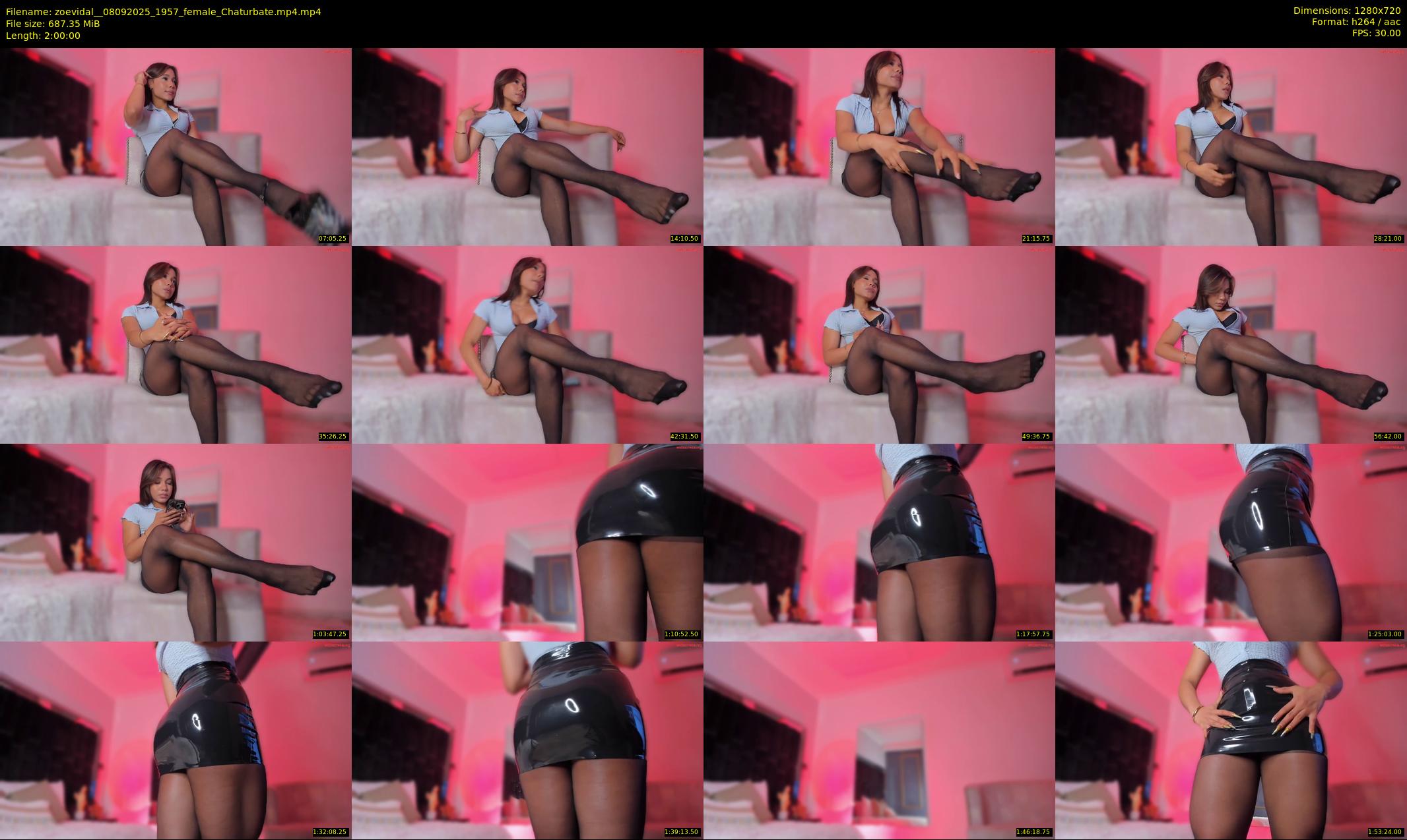 zoevidal_ — 120 minute Chaturbate female cam show recording, 720p, Sep 8, 2025