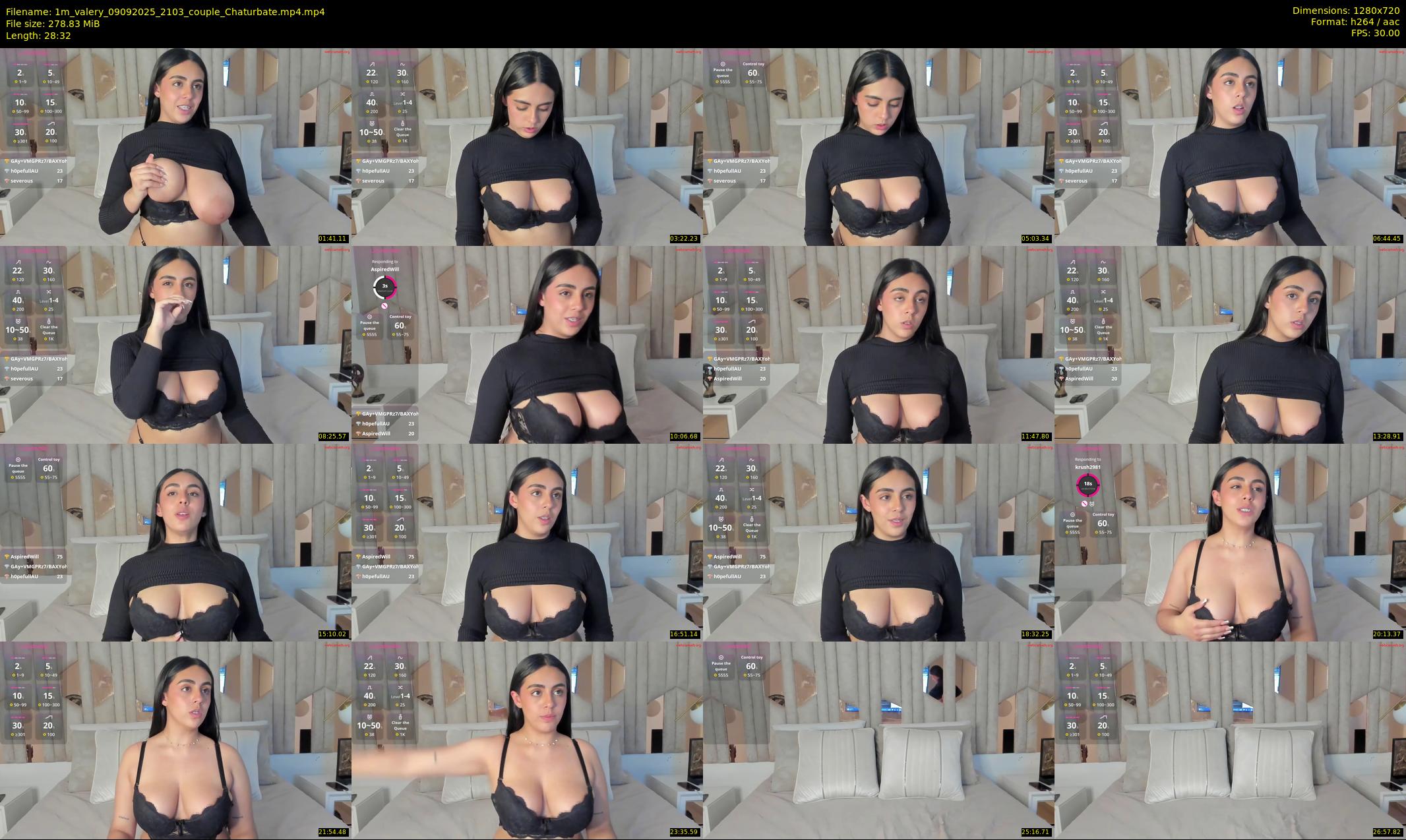 1m_valery — 29 minute Chaturbate female cam show recording, 720p, Sep 9, 2025