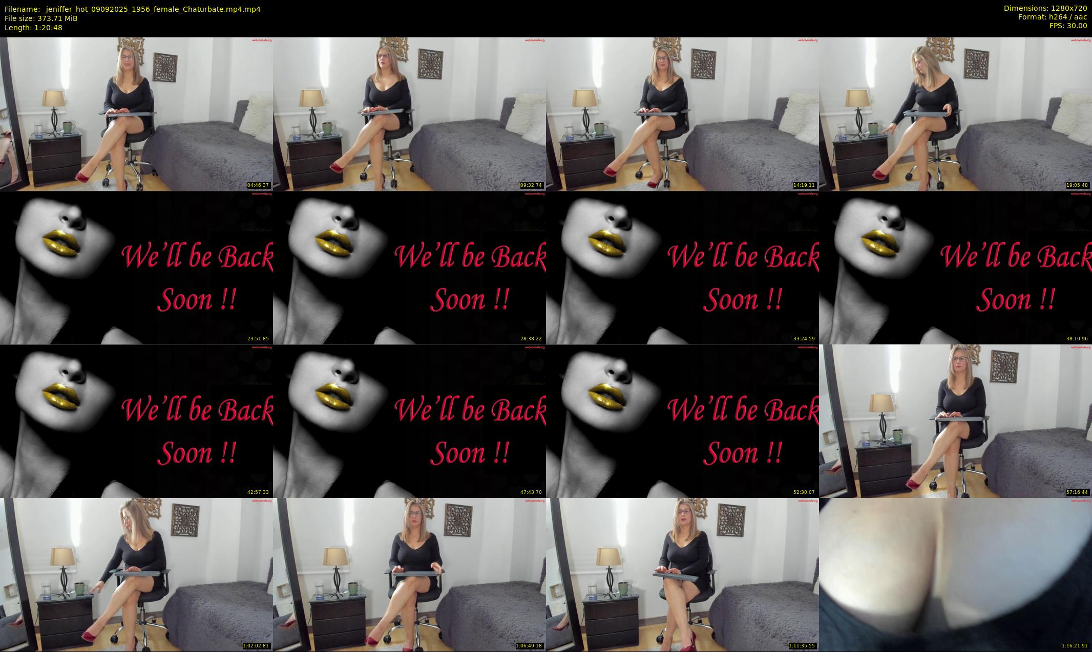 _jeniffer_hot — 81 minute Chaturbate female cam show recording, 720p, Sep 9, 2025
