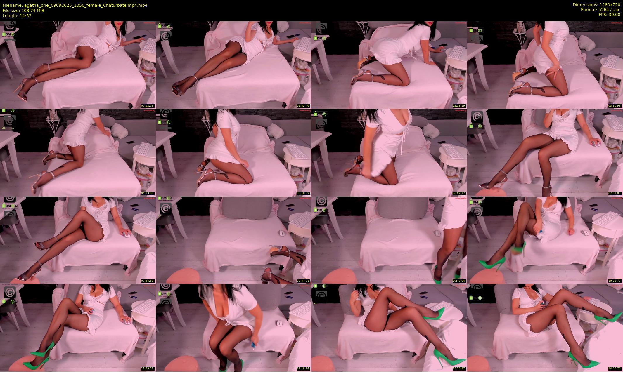 agatha_one — 15 minute Chaturbate female cam show recording, 720p, Sep 9, 2025