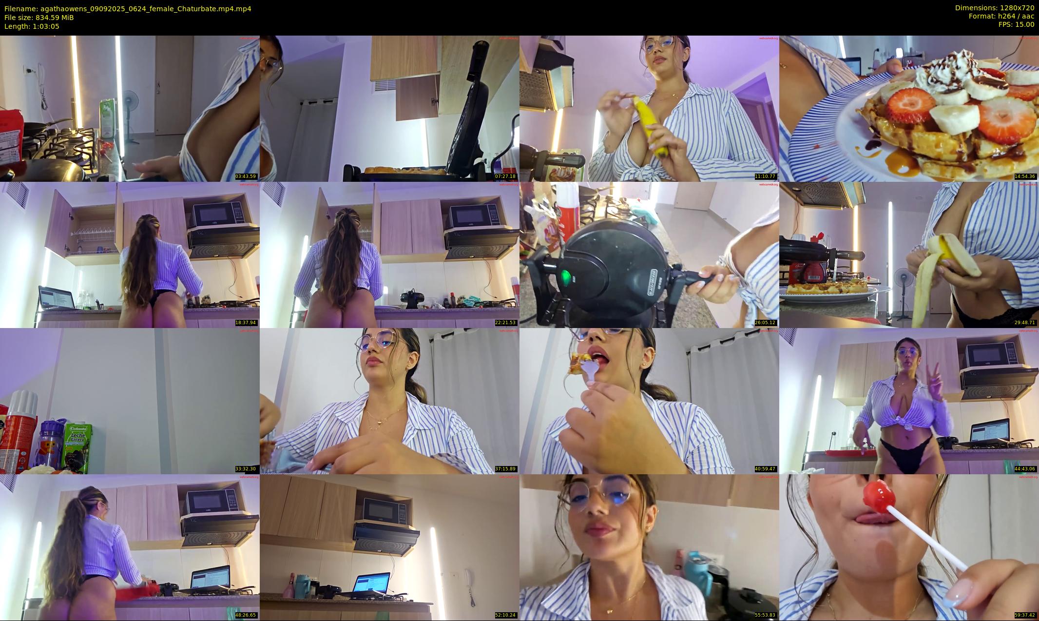 agathaowens — 64 minute Chaturbate female cam show recording, 720p, Sep 9, 2025