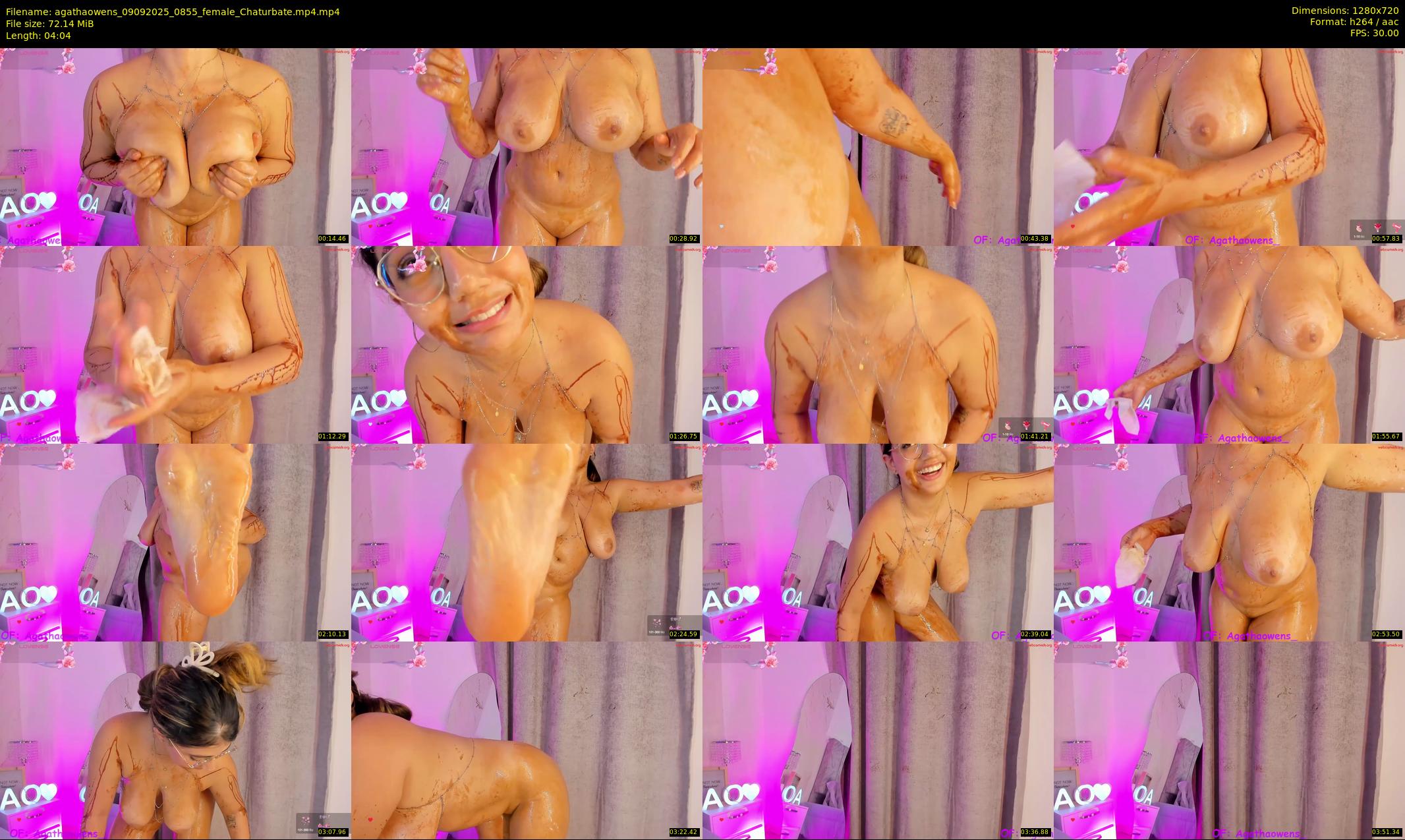agathaowens — 5 minute Chaturbate female cam show recording, 720p, Sep 9, 2025