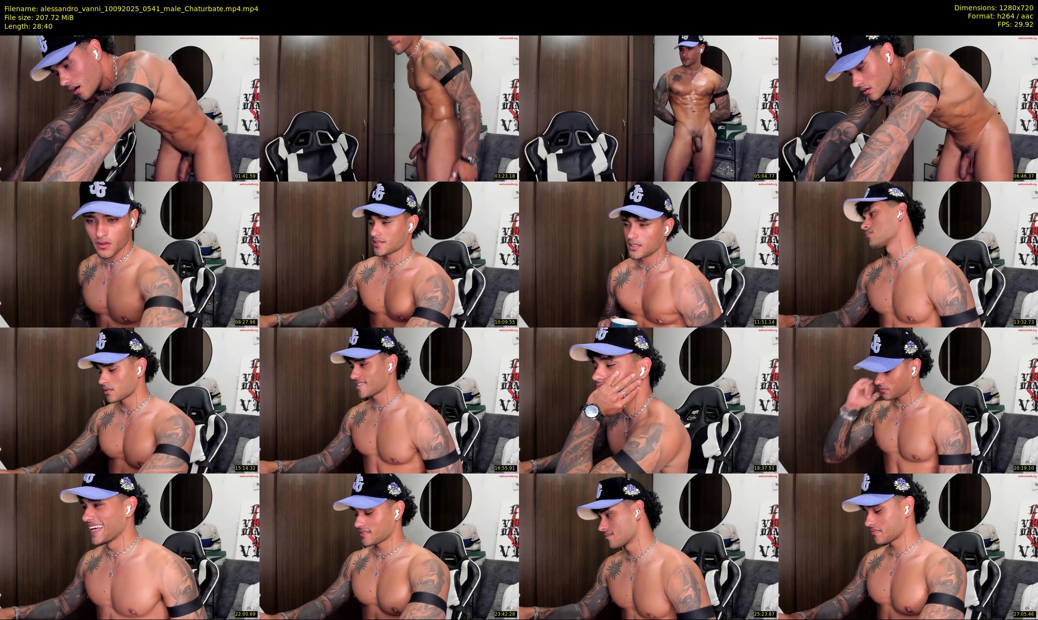 alessandro_vanni — 29 minute Chaturbate male cam show recording, 720p, Sep 10, 2025