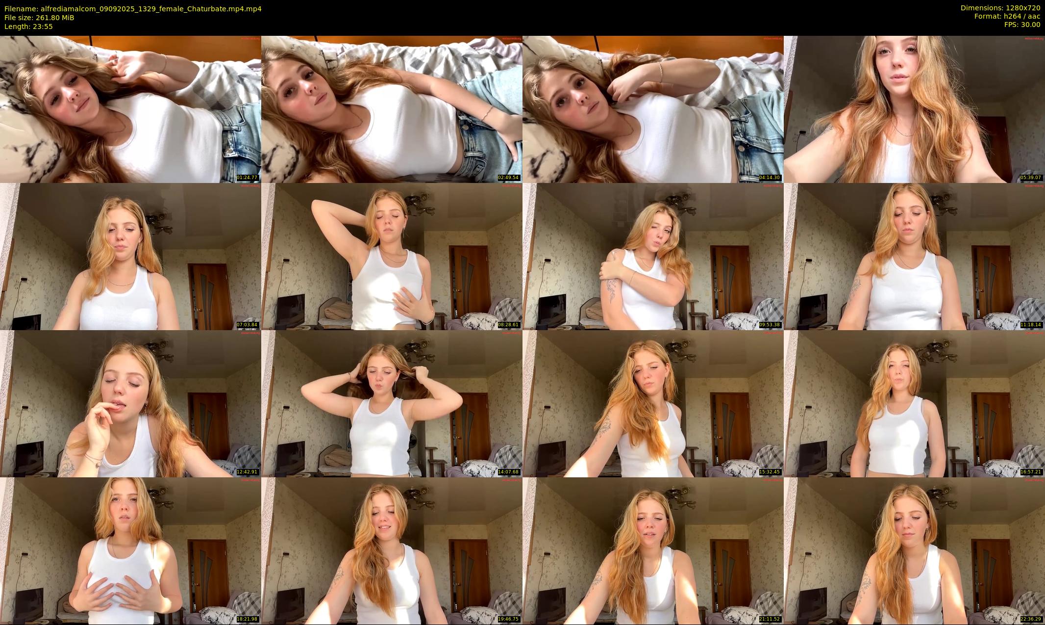 alfrediamalcom — 24 minute Chaturbate female cam show recording, 720p, Sep 9, 2025