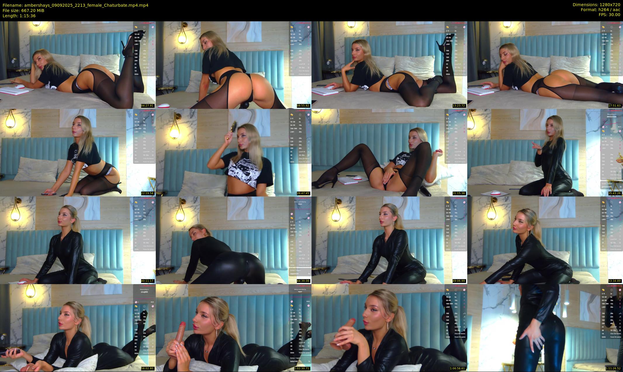 ambershays — 76 minute Chaturbate female cam show recording, 720p, Sep 9, 2025