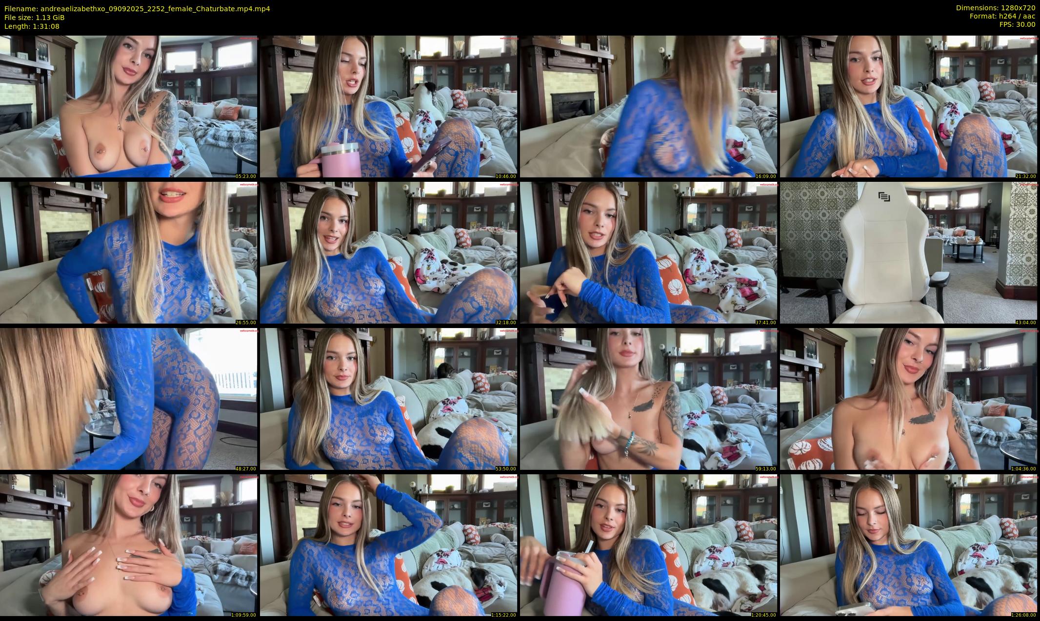 andreaelizabethxo — 92 minute Chaturbate female cam show recording, 720p, Sep 9, 2025