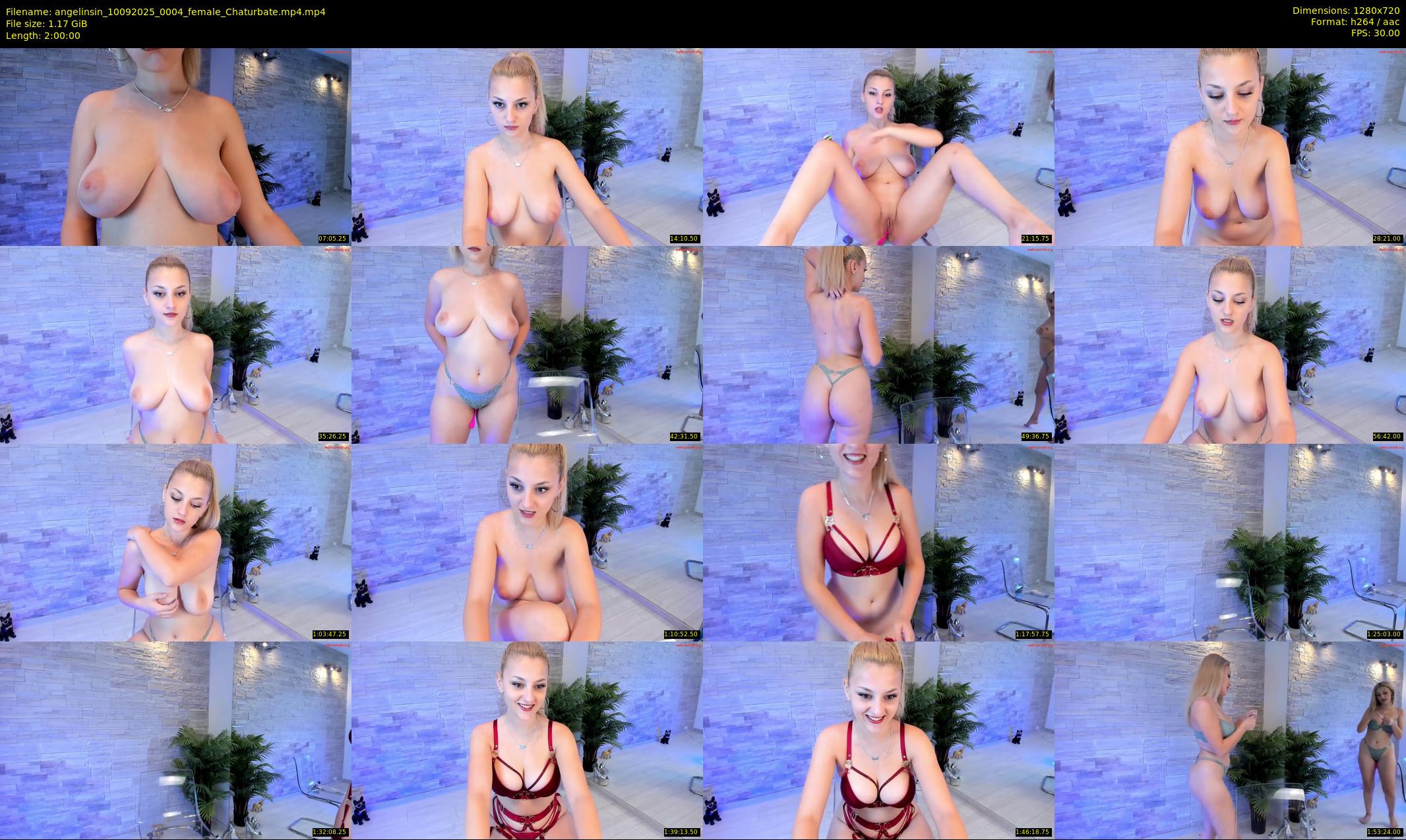 angelinsin — 120 minute Chaturbate female cam show recording, 720p, Sep 10, 2025