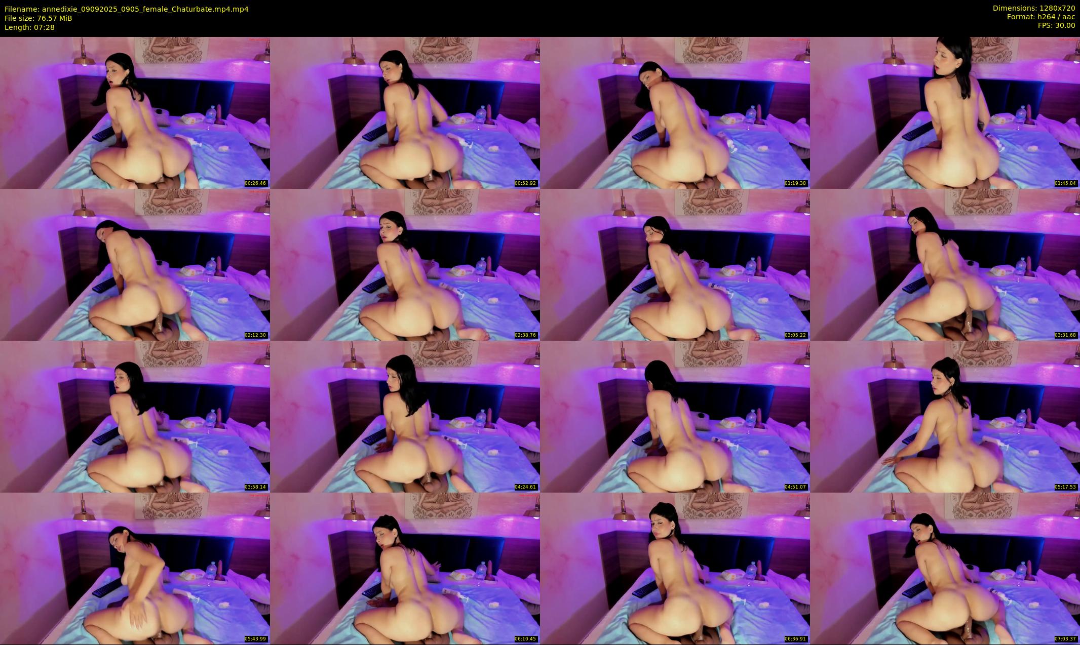 annedixie — 8 minute Chaturbate female cam show recording, 720p, Sep 9, 2025