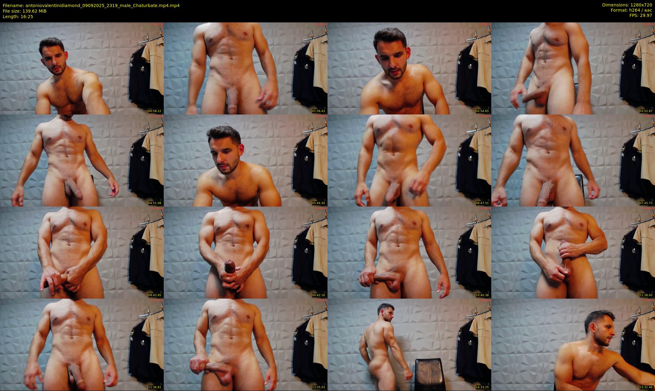 antoniovalentinidiamond — 17 minute Chaturbate male cam show recording, 720p, Sep 9, 2025