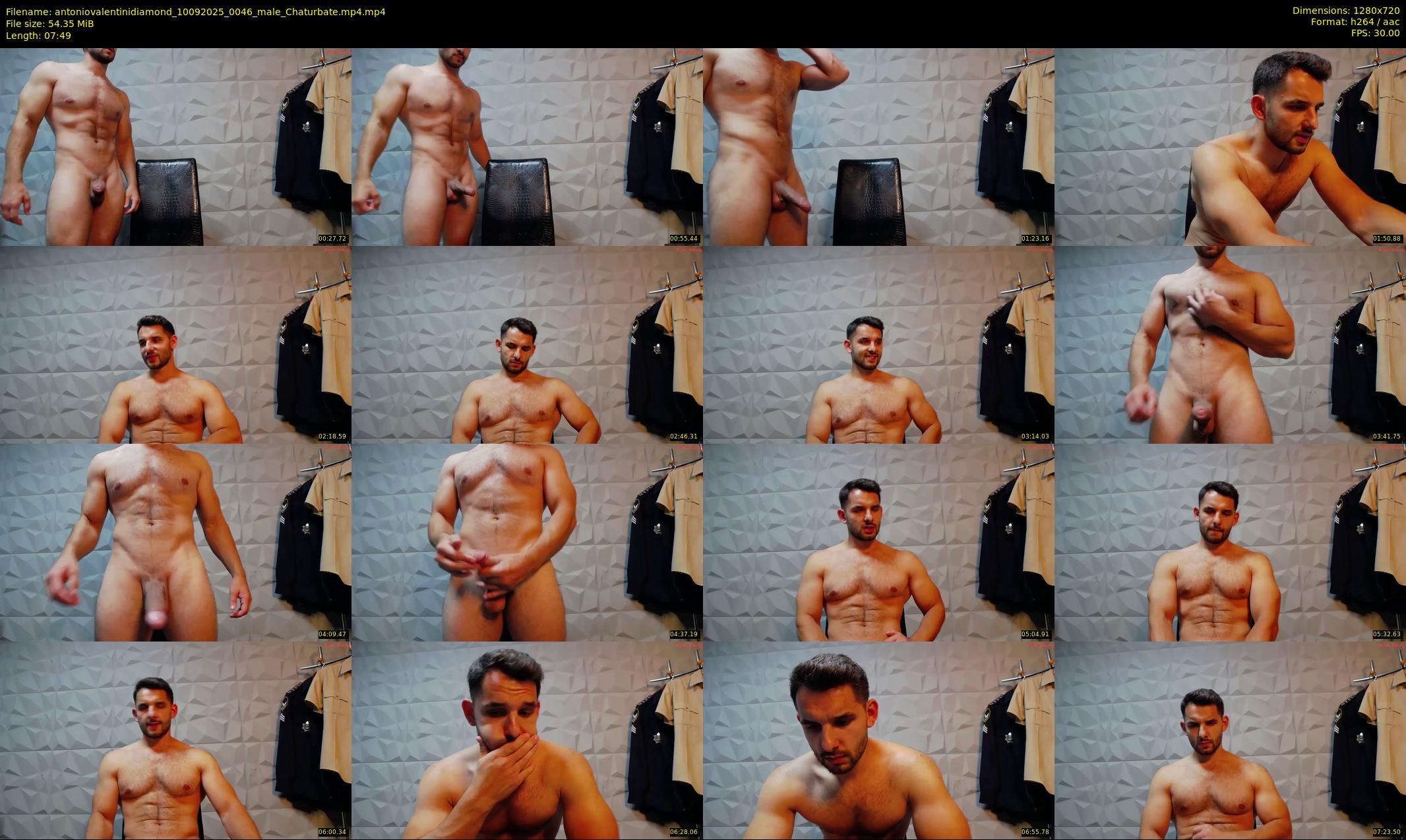 antoniovalentinidiamond — 8 minute Chaturbate male cam show recording, 720p, Sep 10, 2025