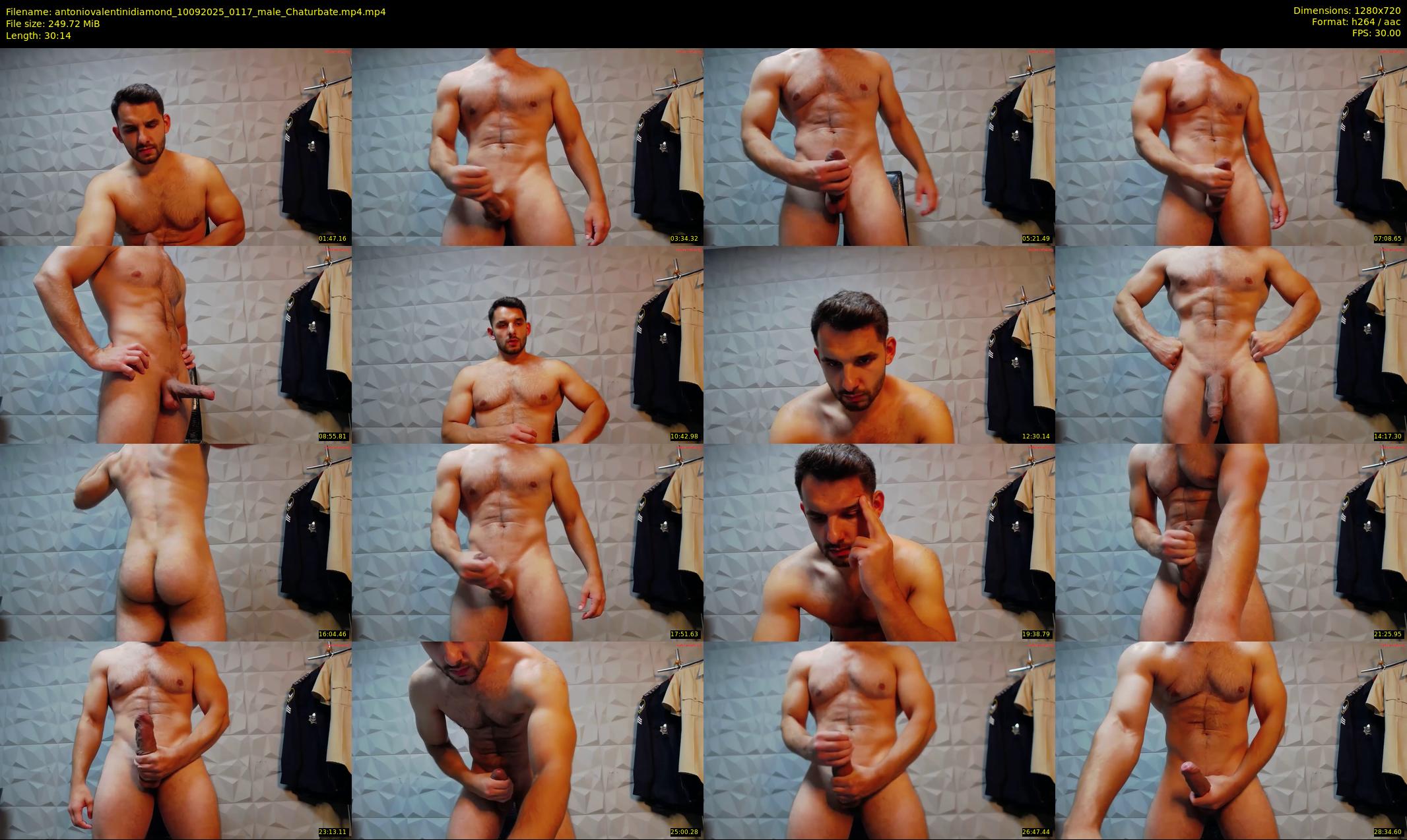 antoniovalentinidiamond — 31 minute Chaturbate male cam show recording, 720p, Sep 10, 2025