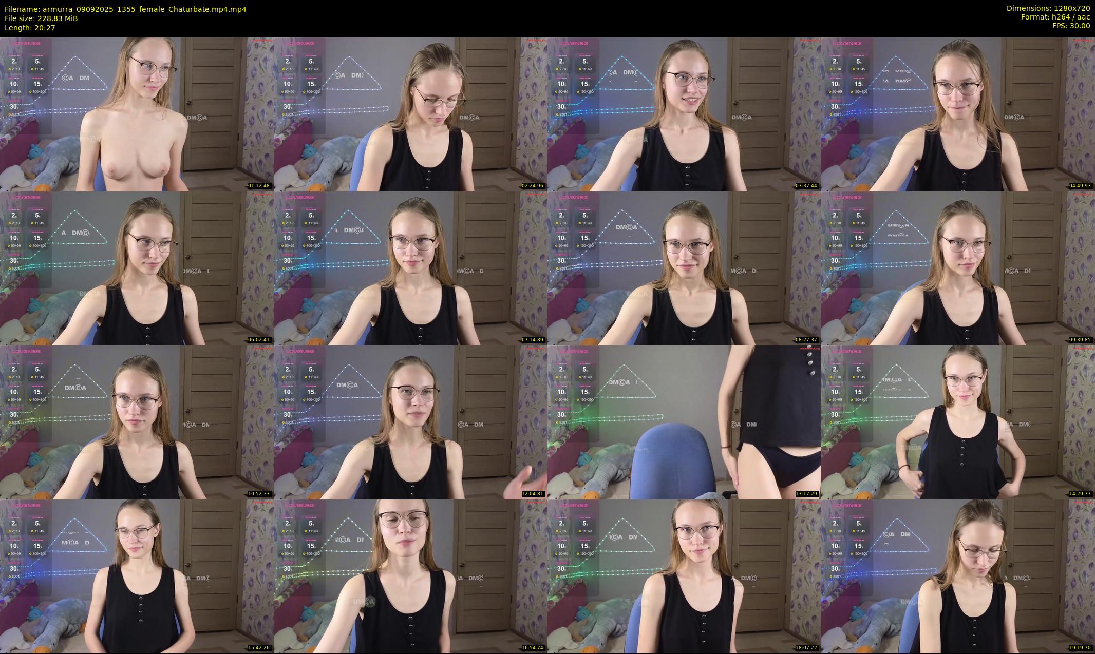 armurra — 21 minute Chaturbate female cam show recording, 720p, Sep 9, 2025