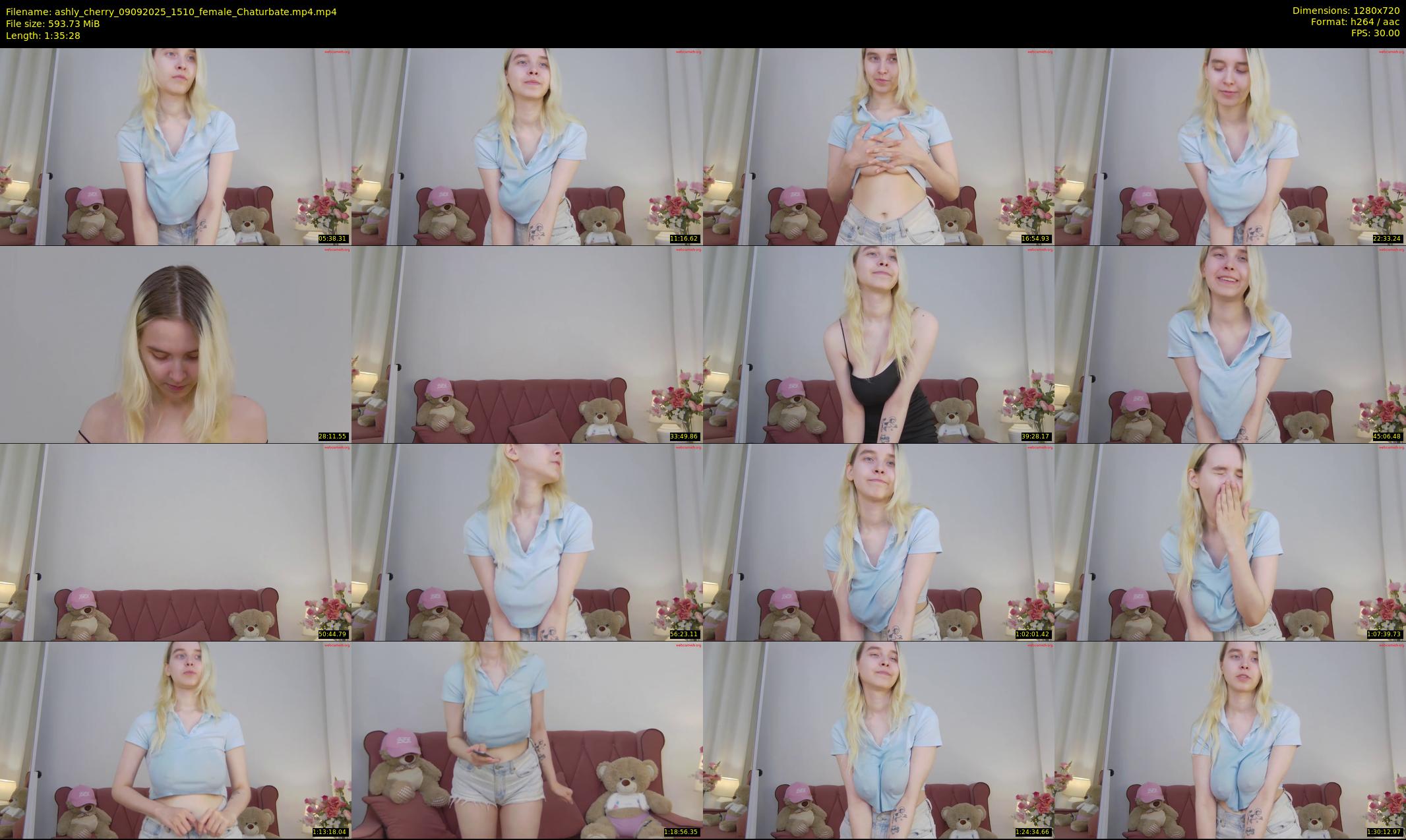 ashly_cherry — 96 minute Chaturbate female cam show recording, 720p, Sep 9, 2025