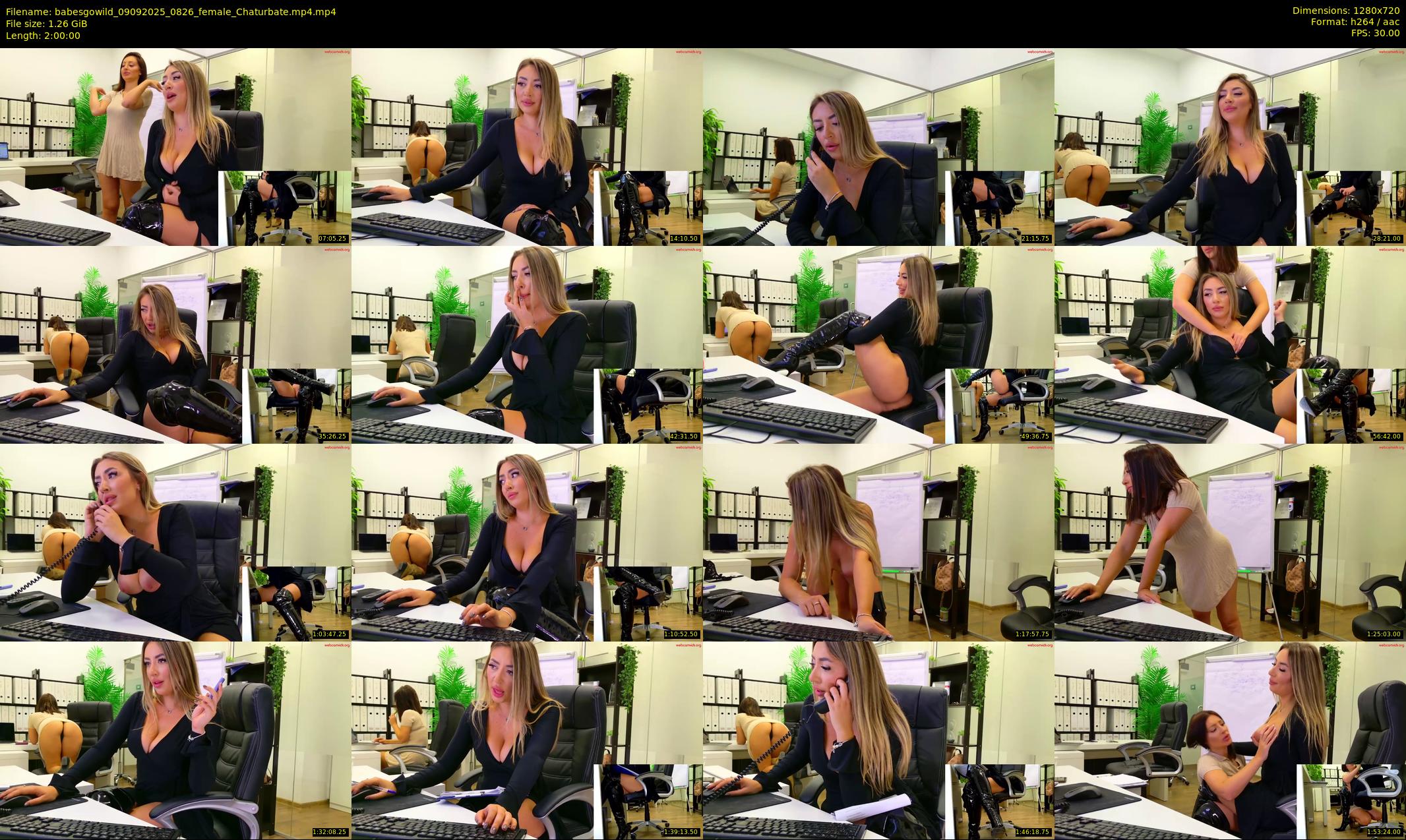 babesgowild — 120 minute Chaturbate couple cam show recording, 720p, Sep 9, 2025