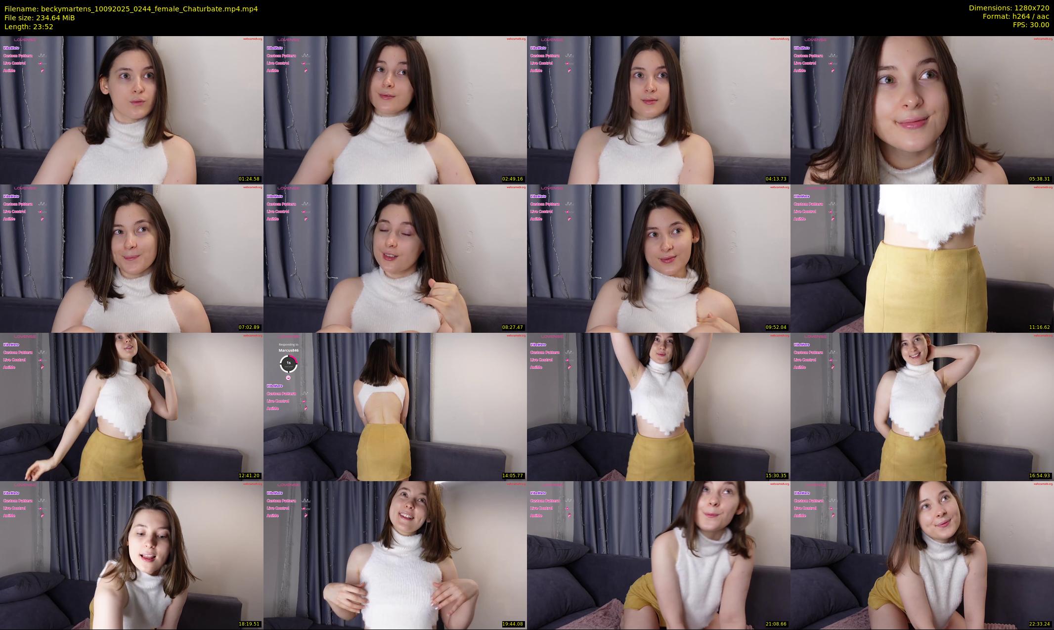 beckymartens — 24 minute Chaturbate female cam show recording, 720p, Sep 10, 2025