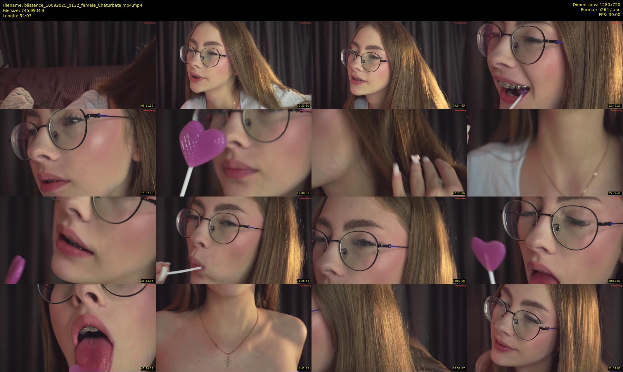 blissence — 55 minute Chaturbate female cam show recording, 720p, Sep 10, 2025