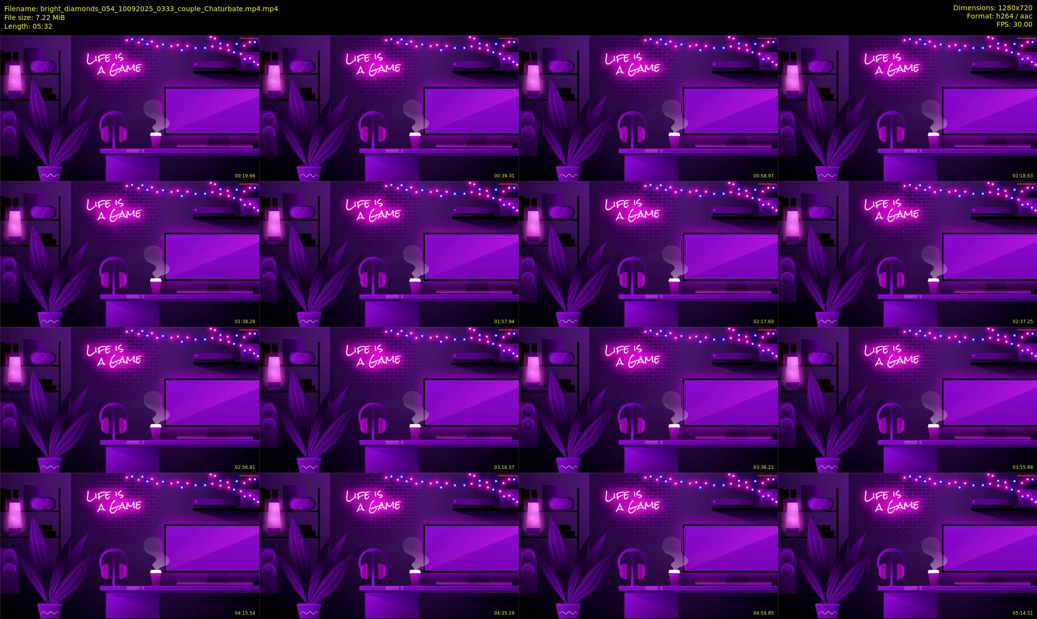 bright_diamonds_054 — 6 minute Chaturbate couple cam show recording, 720p, Sep 10, 2025