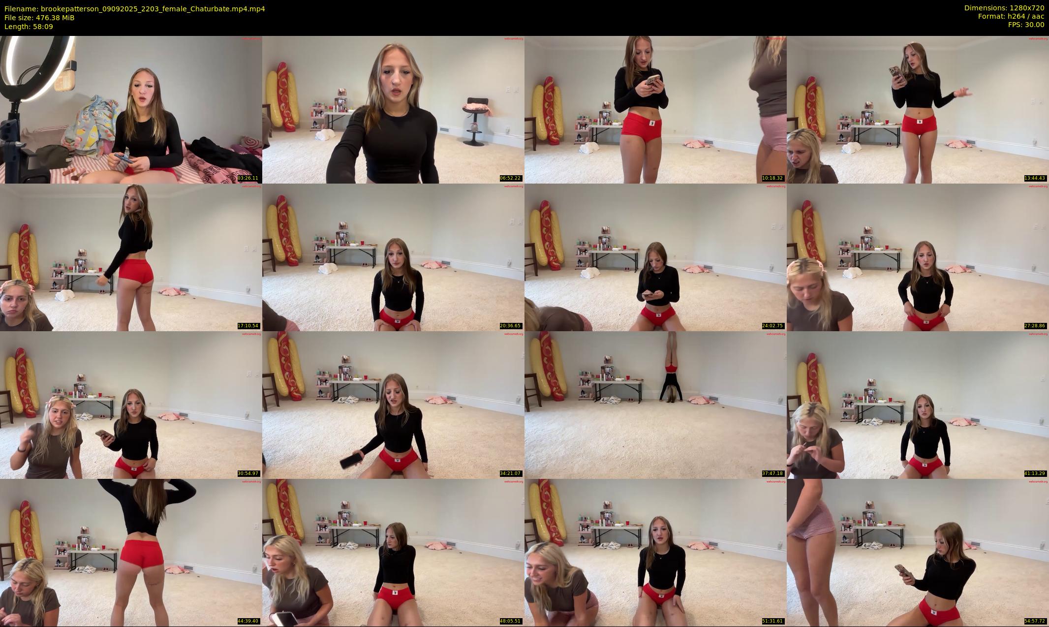brookepatterson — 59 minute Chaturbate female cam show recording, 720p, Sep 9, 2025