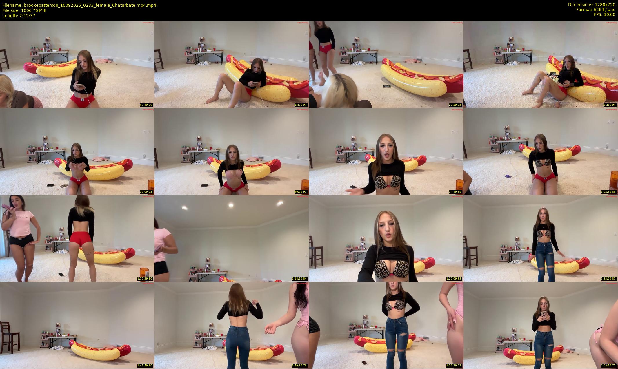 brookepatterson — 133 minute Chaturbate female cam show recording, 720p, Sep 10, 2025